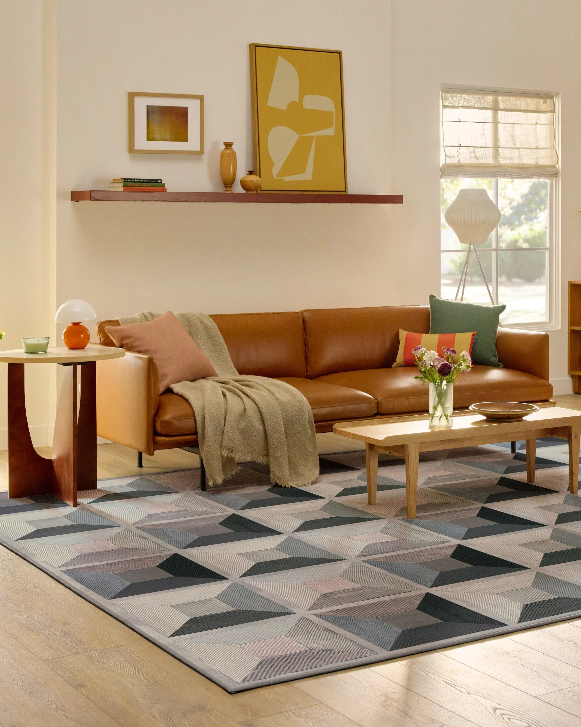 Hedra Grey Flatwoven Rug - Image 2