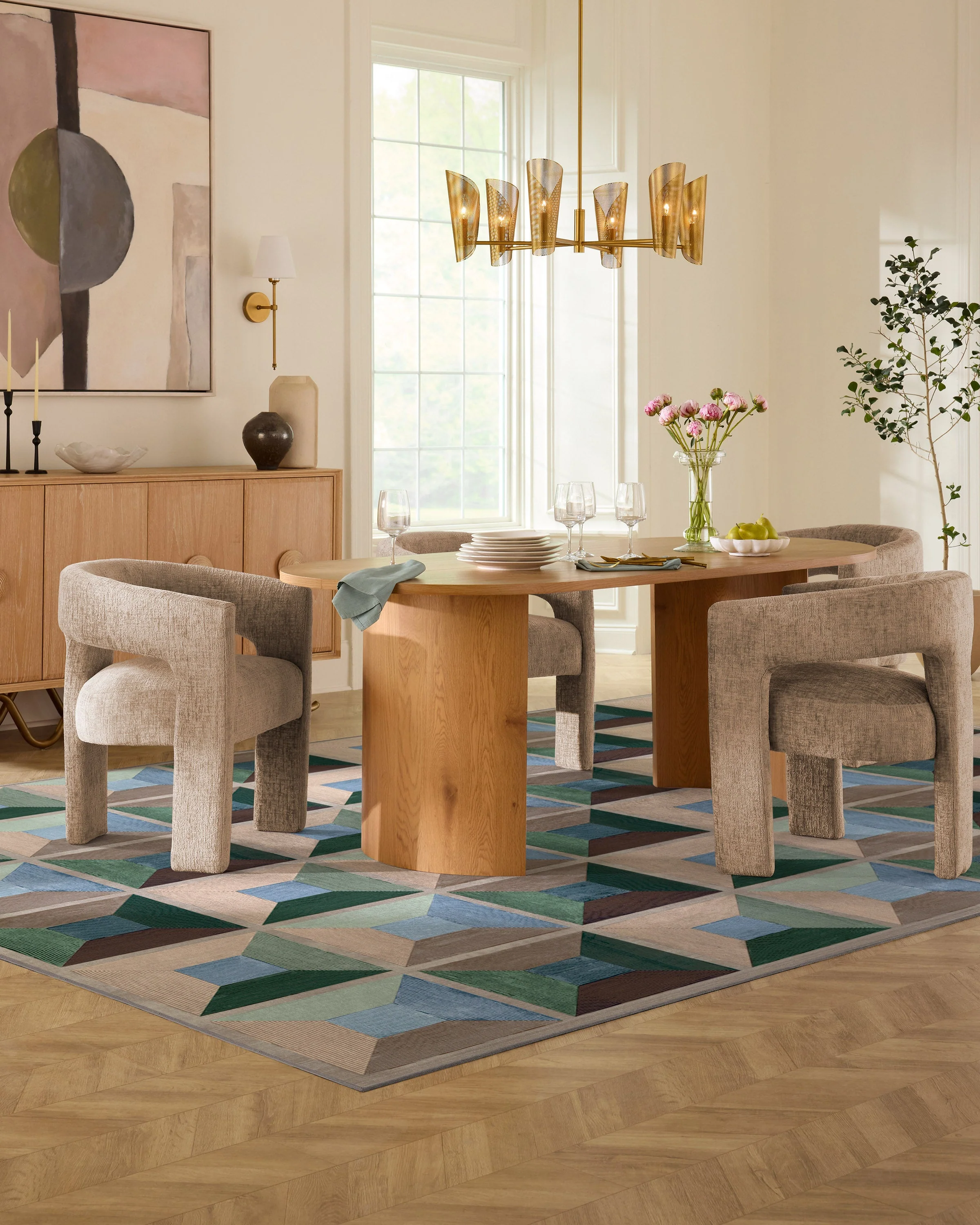 Hedra Soft Teal Rug - Image 3
