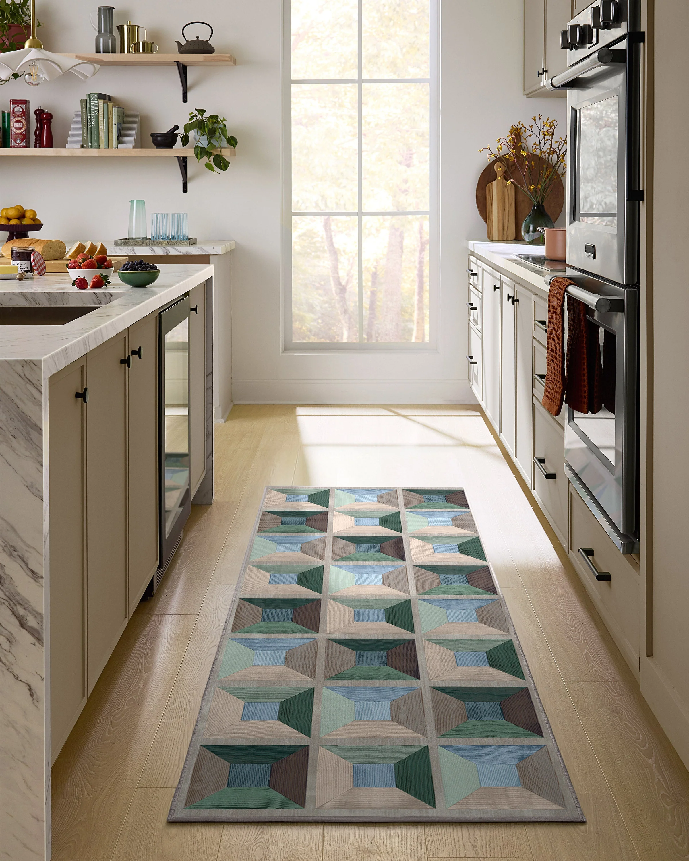 Hedra Soft Teal Rug - Image 4