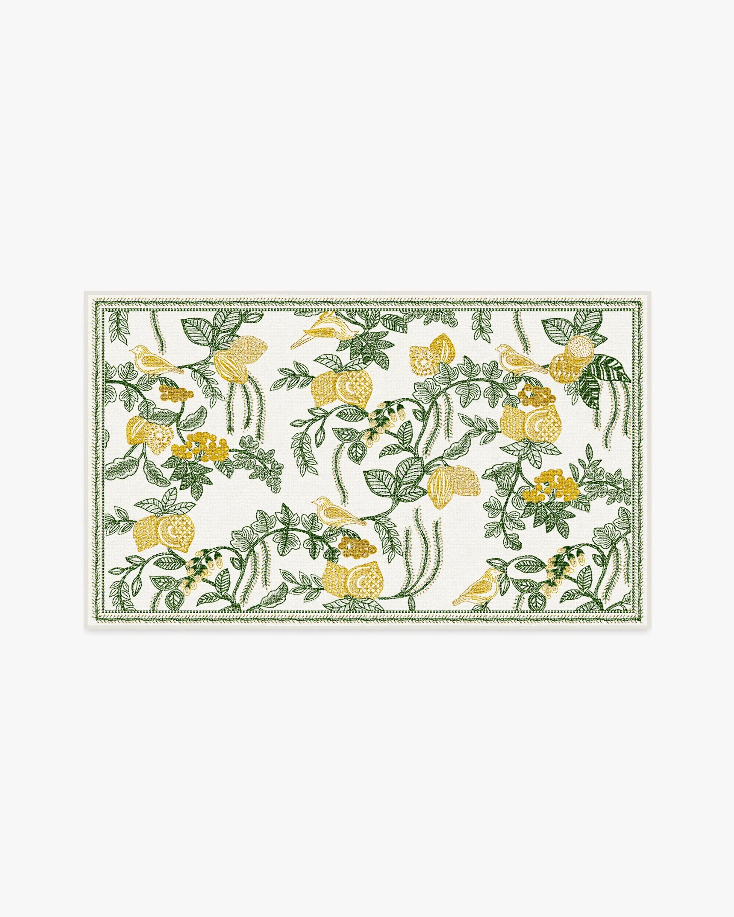 Heidi Green & Lemon Flatwoven Rug - Image 11
