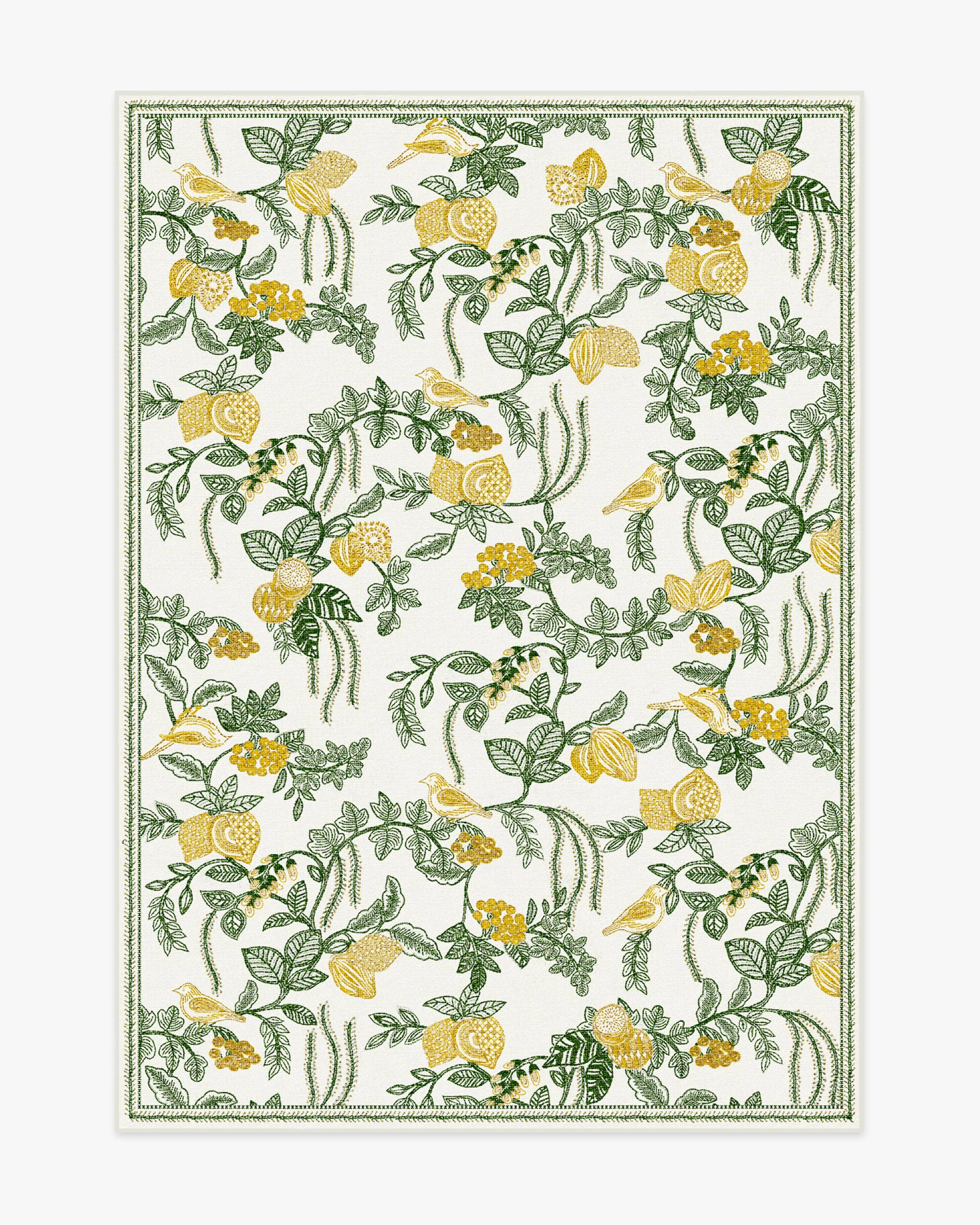 Heidi Green & Lemon Rug