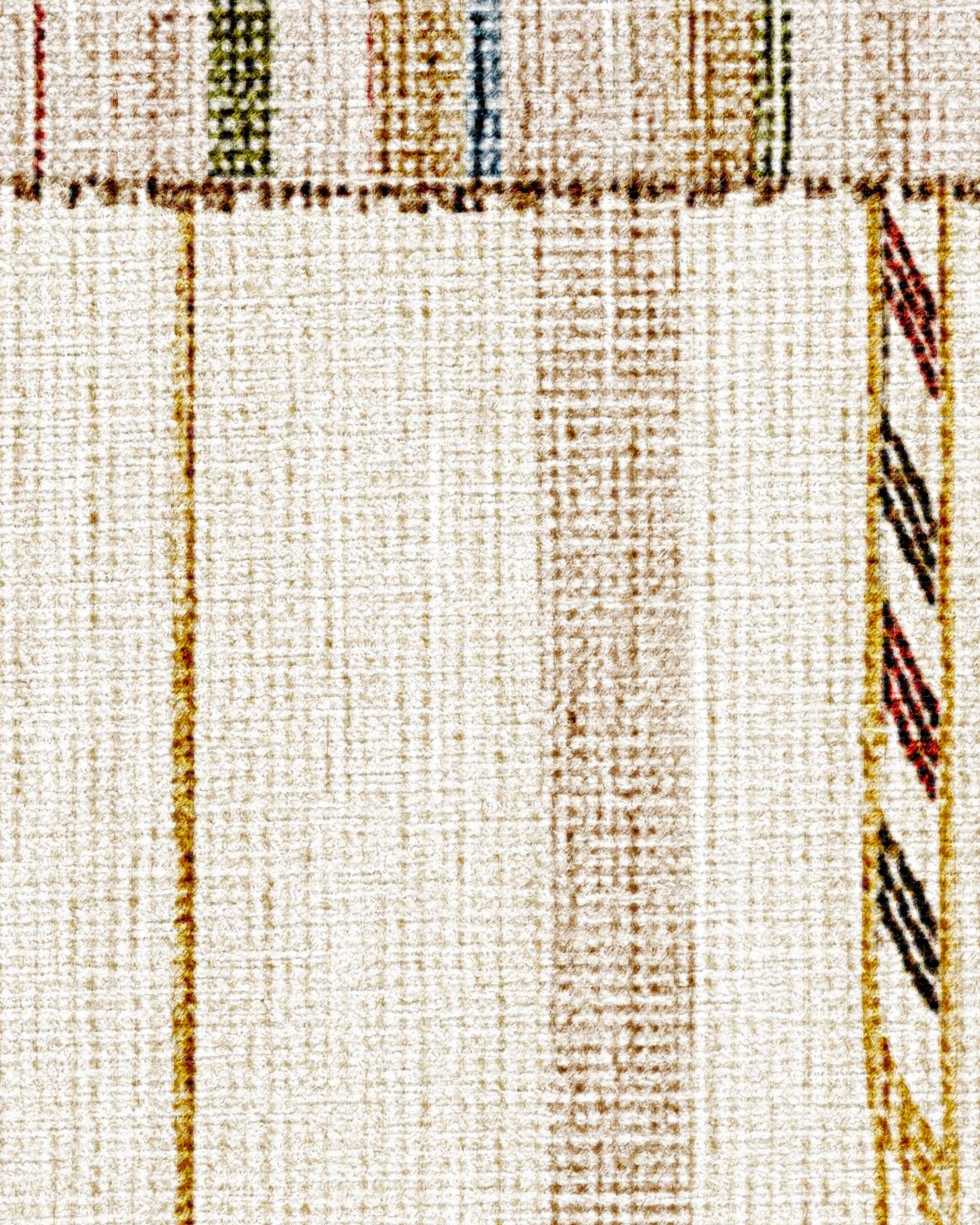 Hemma Cream & Brown Flatwoven Rug - Image 2