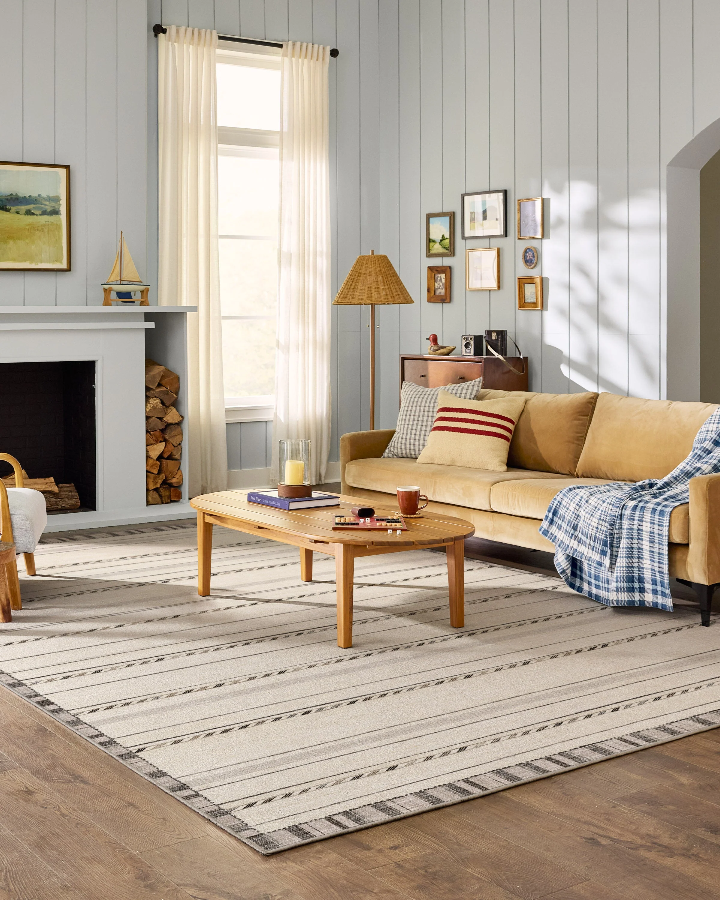 Hemma Cream & Charcoal Rug - Image 4