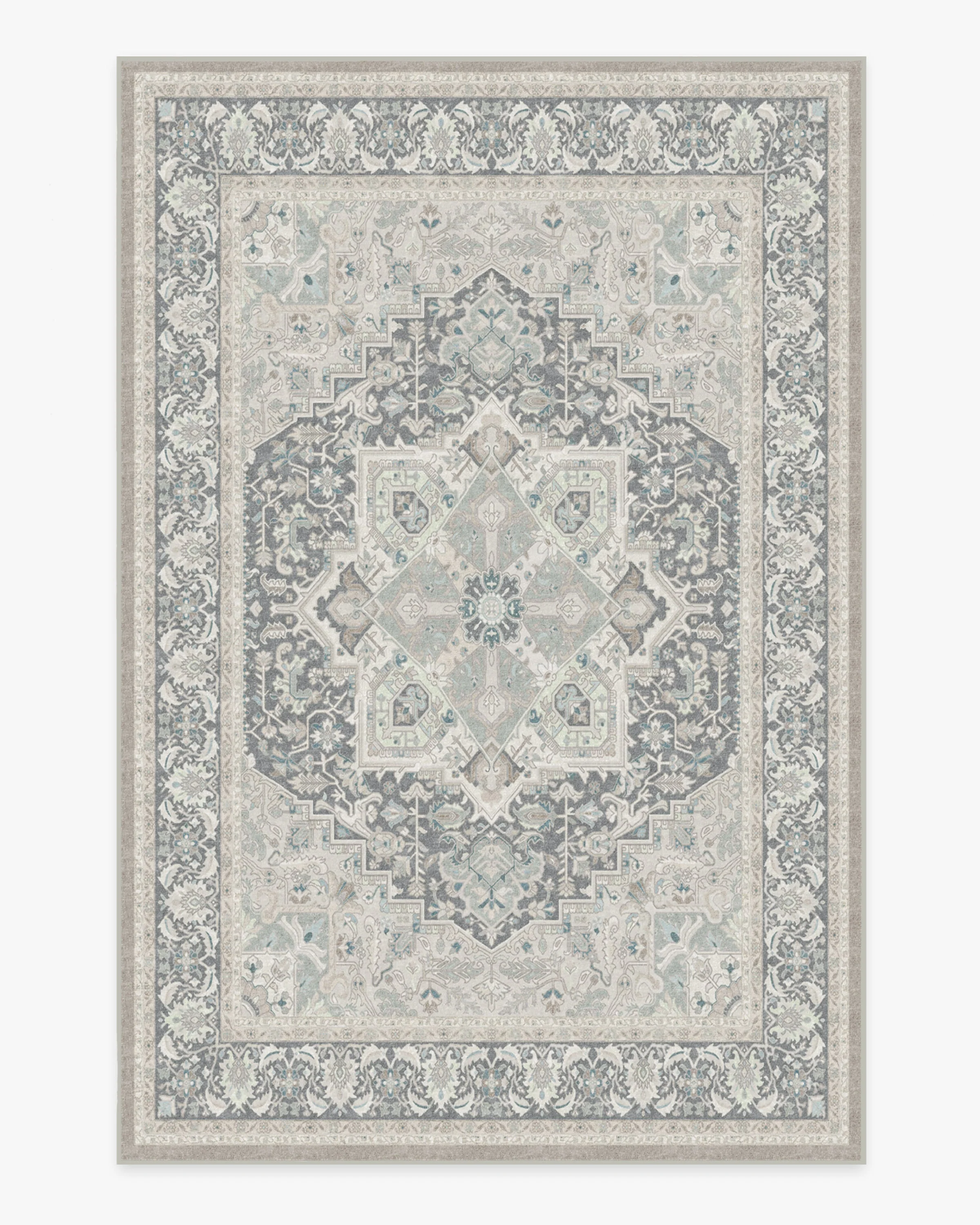 Hendesi Heriz Abalone Flatwoven Rug - Image 15