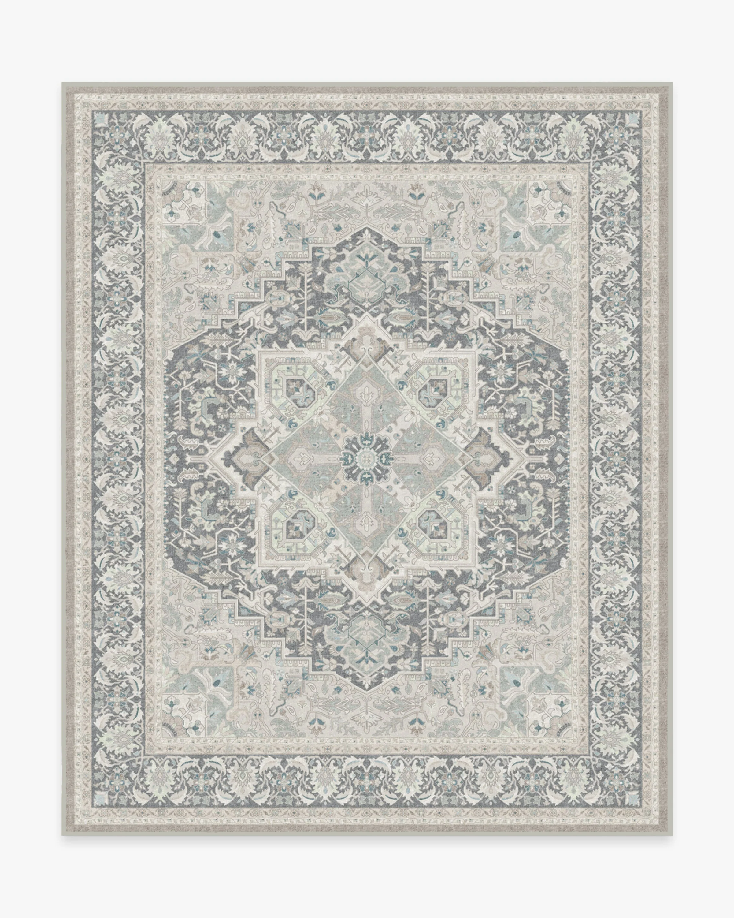 Hendesi Heriz Abalone Flatwoven Rug - Image 16