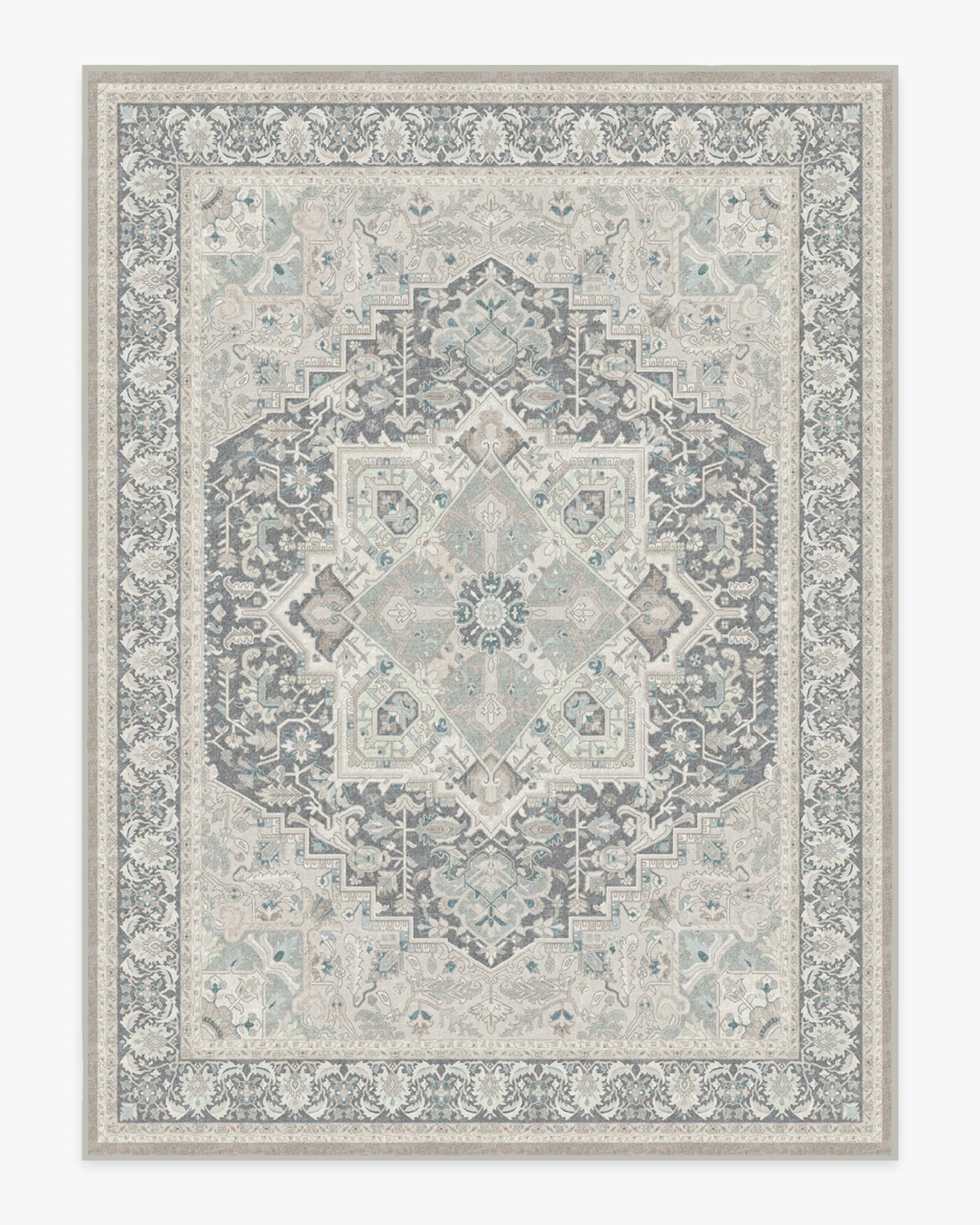 Hendesi Heriz Abalone Flatwoven Rug - Image 17