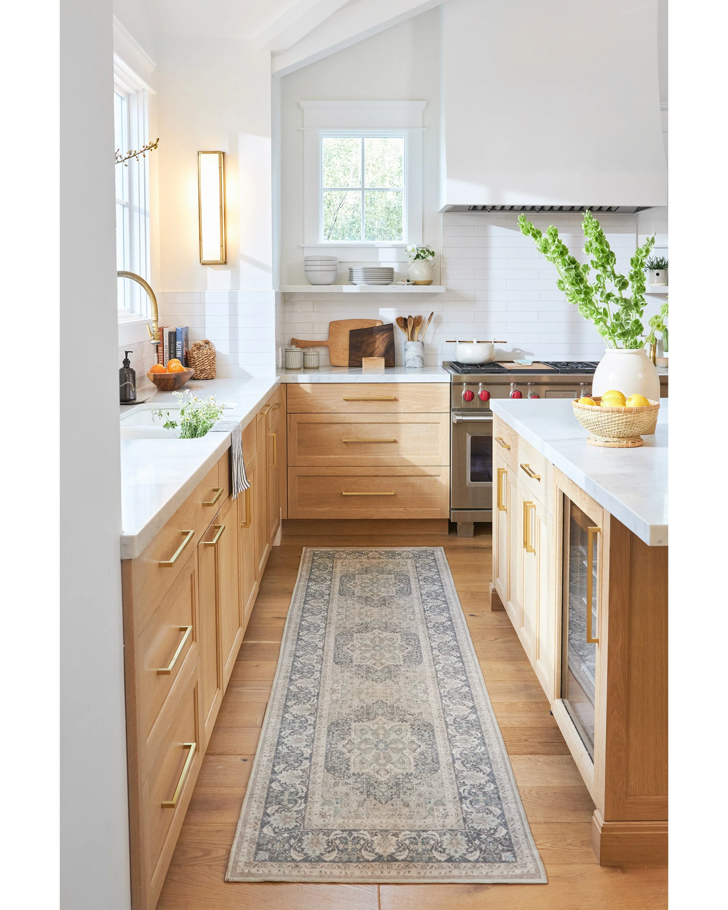 Hendesi Heriz Abalone Flatwoven Rug - Image 4