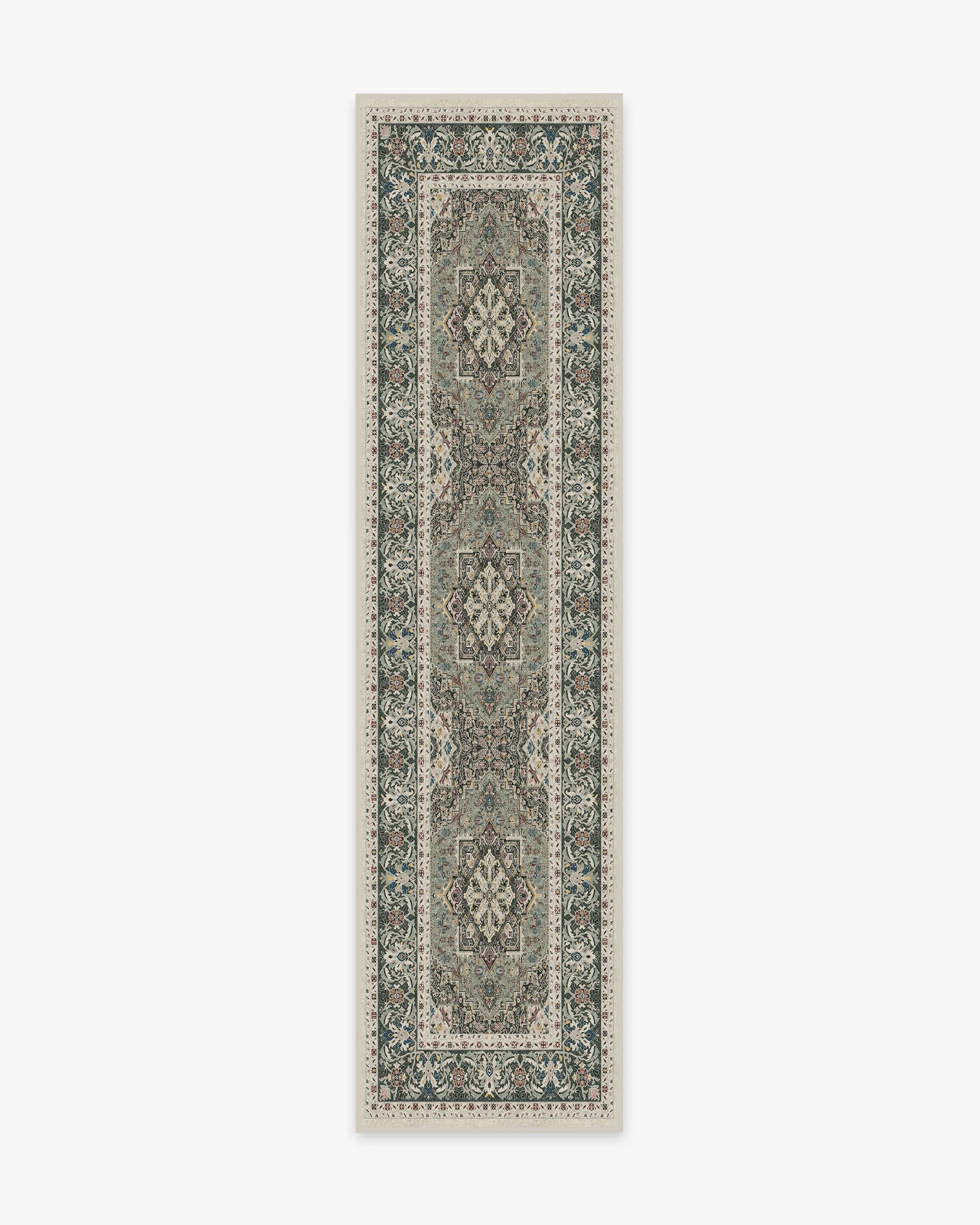 Hendesi Heriz Sage Flatwoven Rug - Image 11