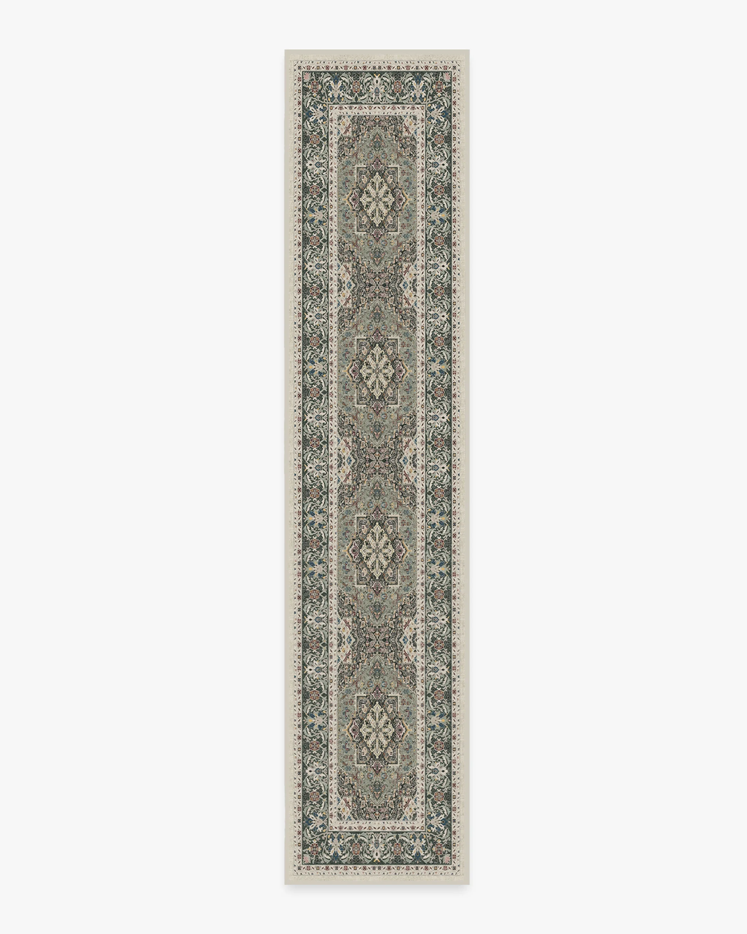Hendesi Heriz Sage Flatwoven Rug - Image 12