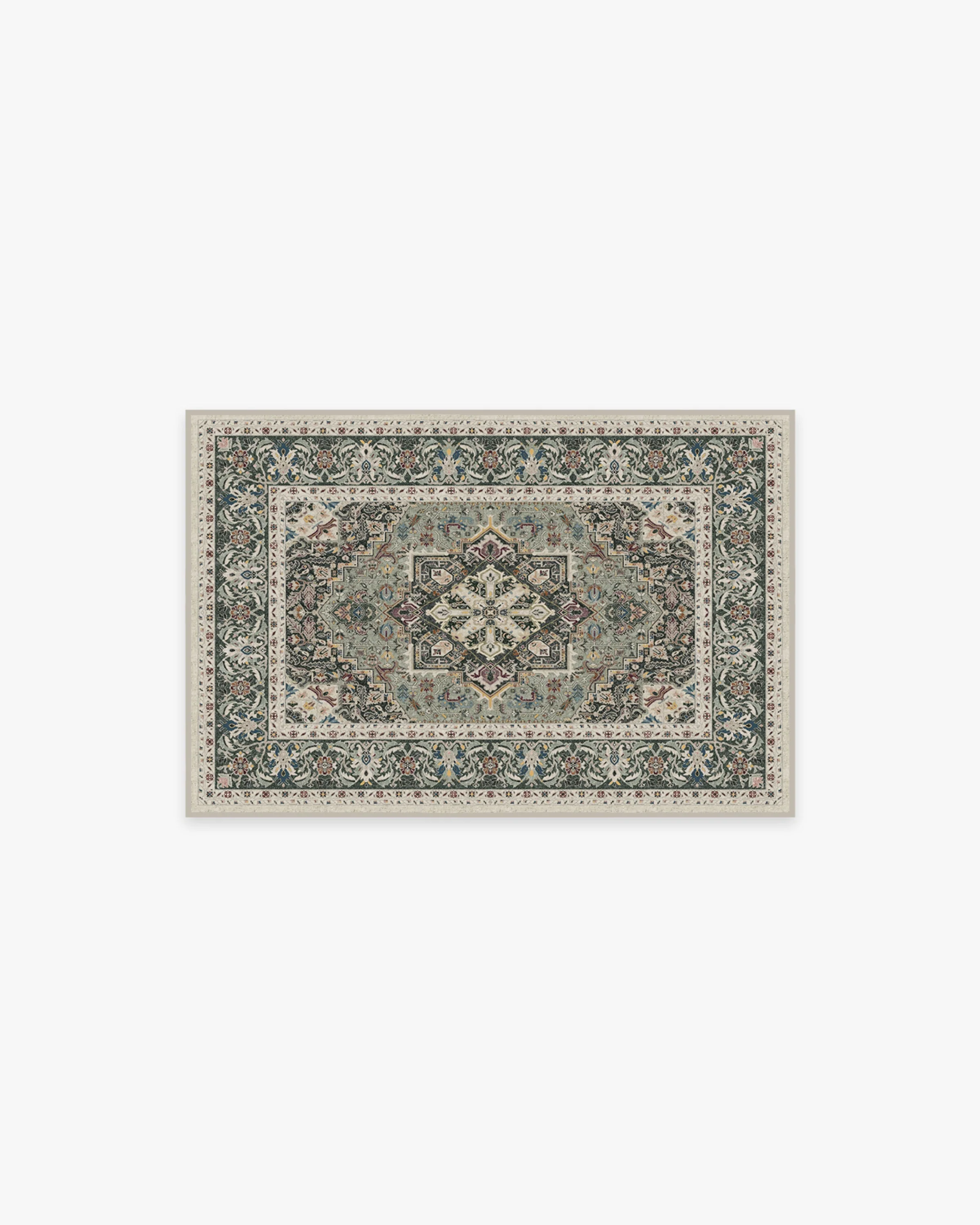 Hendesi Heriz Sage Flatwoven Rug - Image 9