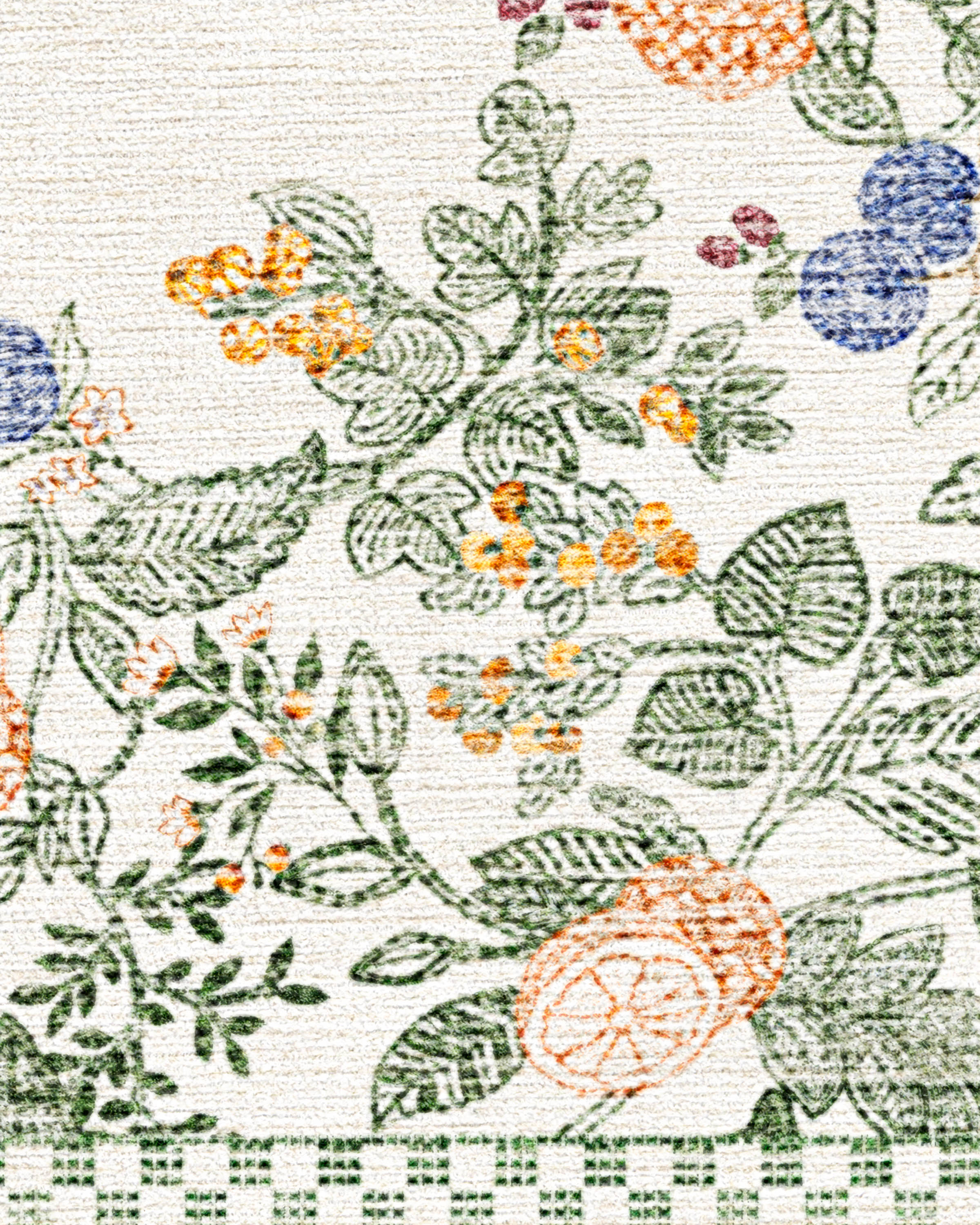 Hilda Neutral Multicolor Flatwoven Rug - Image 2