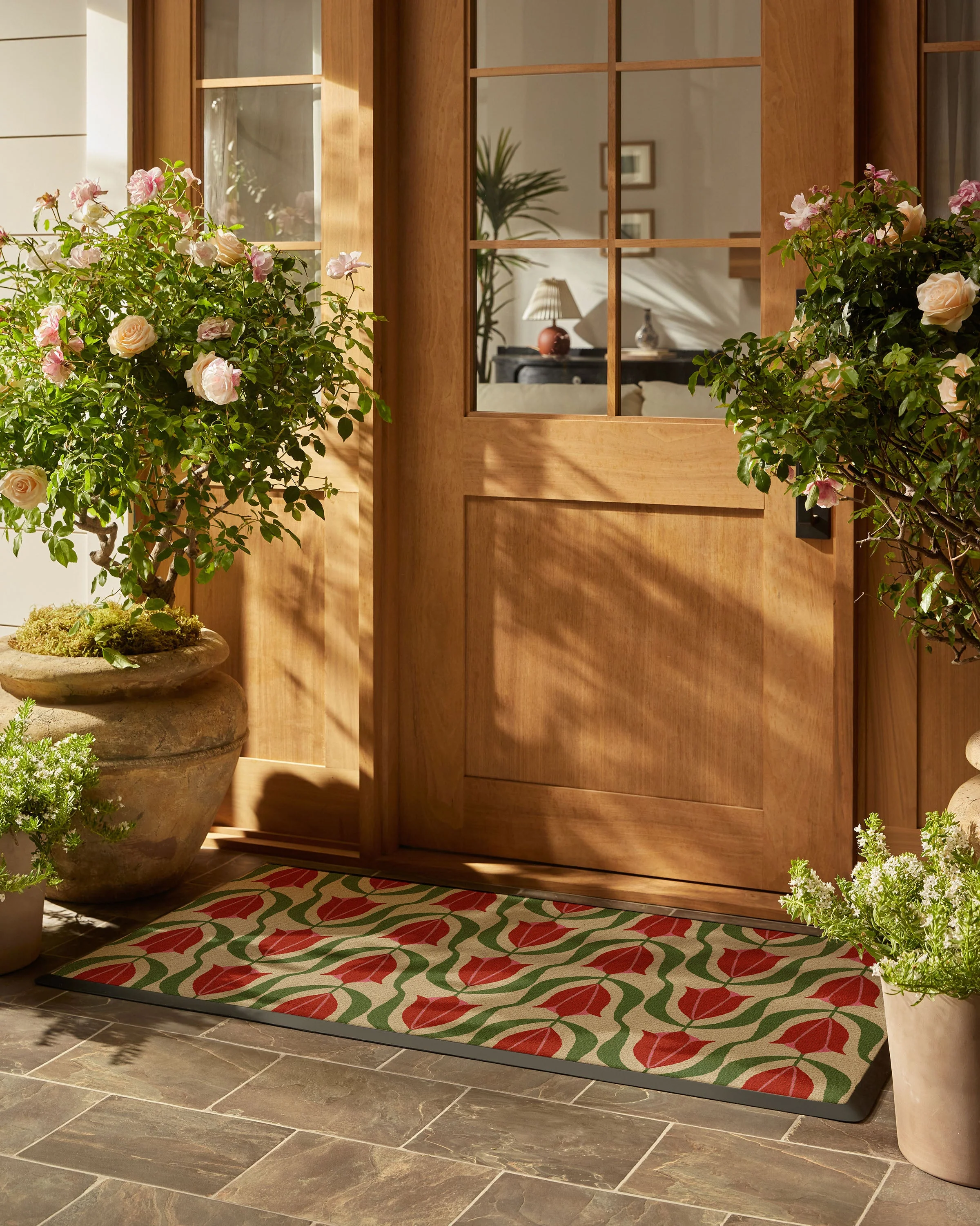 Holland Tulips Red Large Doormat - Image 3
