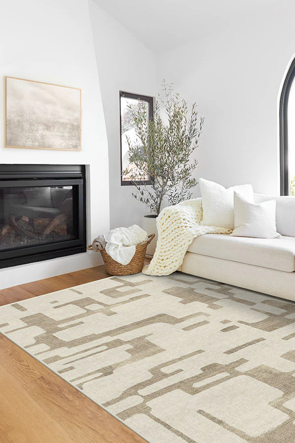 Holme Ivory & Natural Flatwoven Rug - Image 3