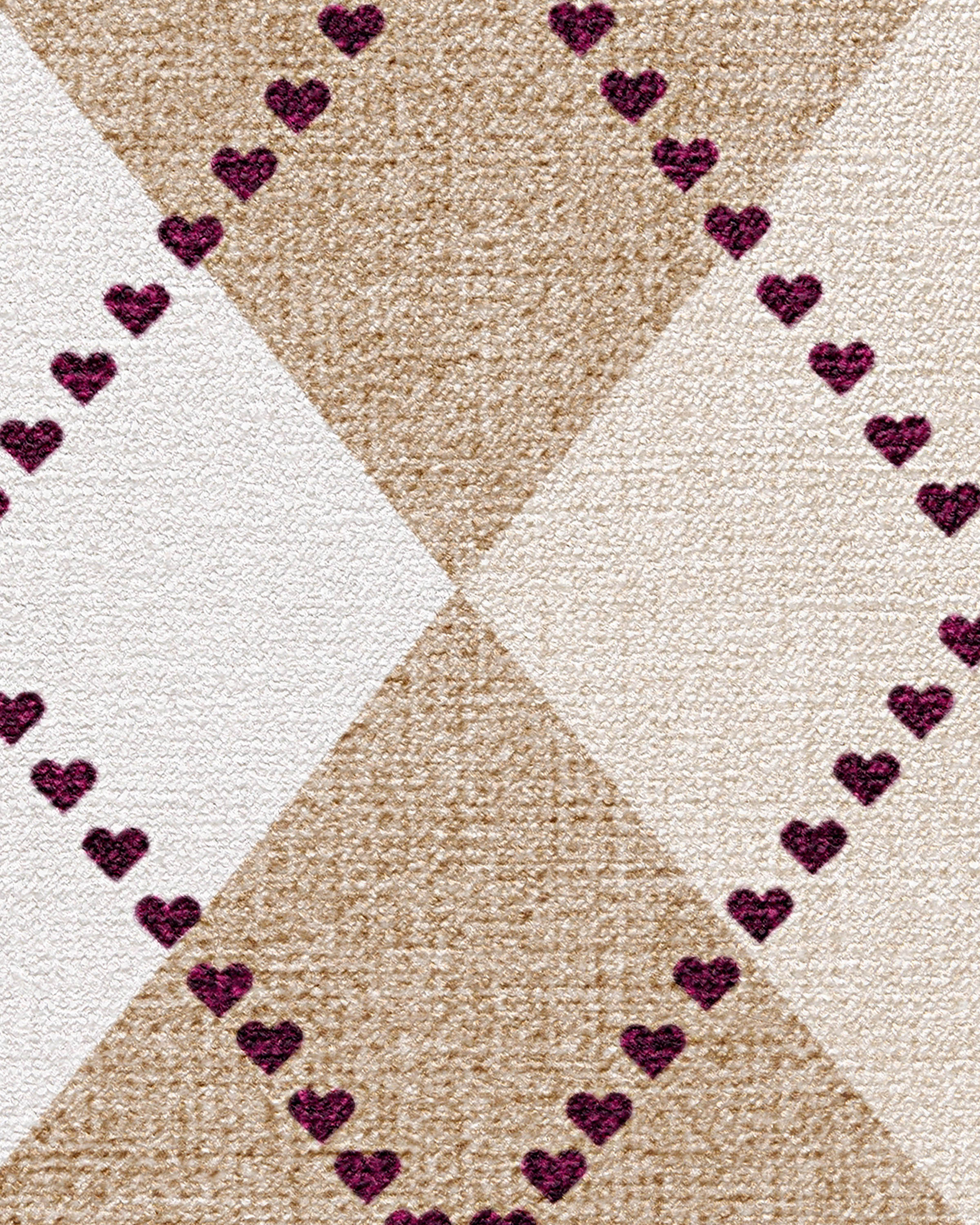 143 Argyle Khaki & Cream Rug by Humberto Leon - Image 9