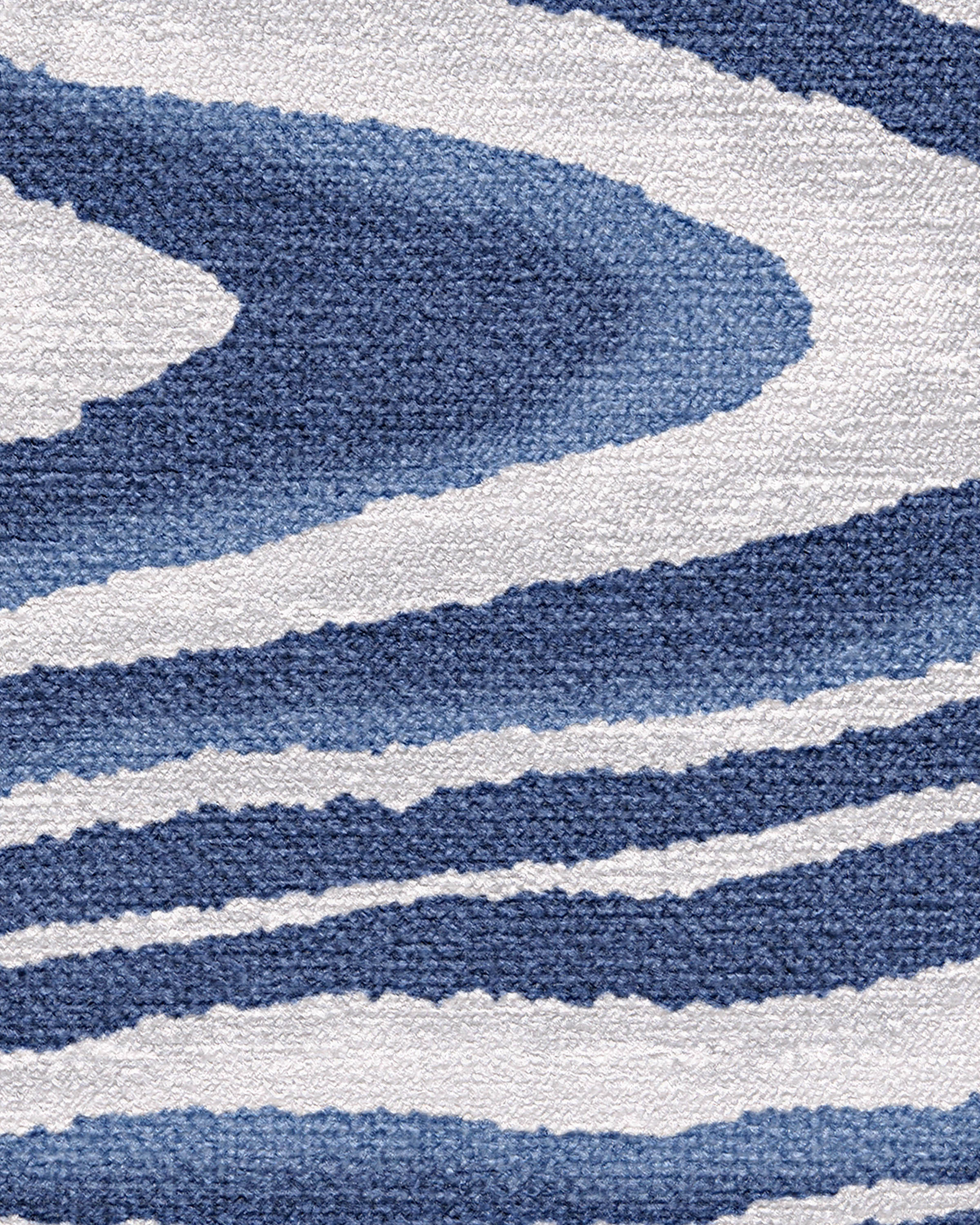 Chifa Wood Blue & Cream Rug by Humberto Leon - Image 9