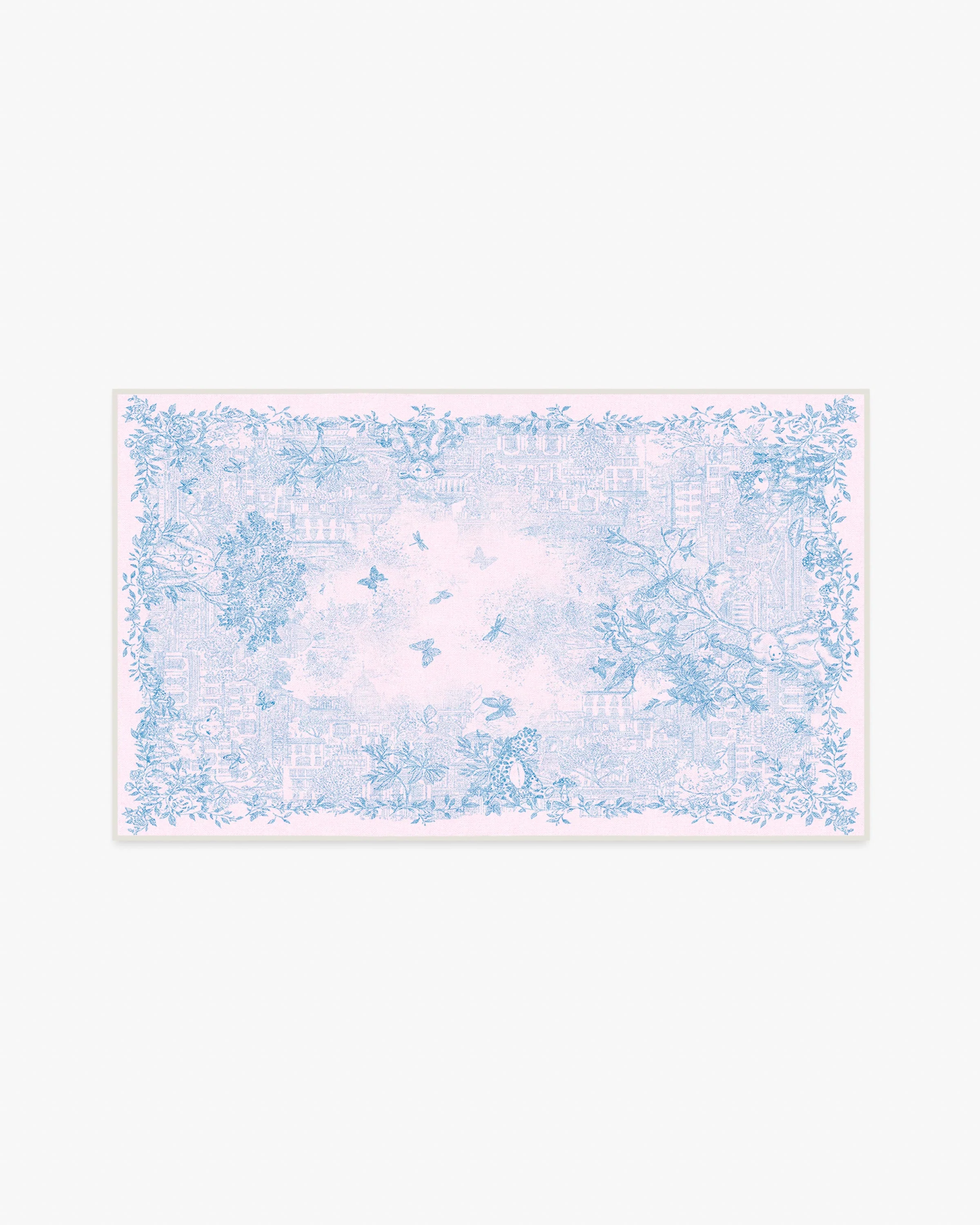 Emi Toile Soft Pink Rug by Humberto Leon - Image 4