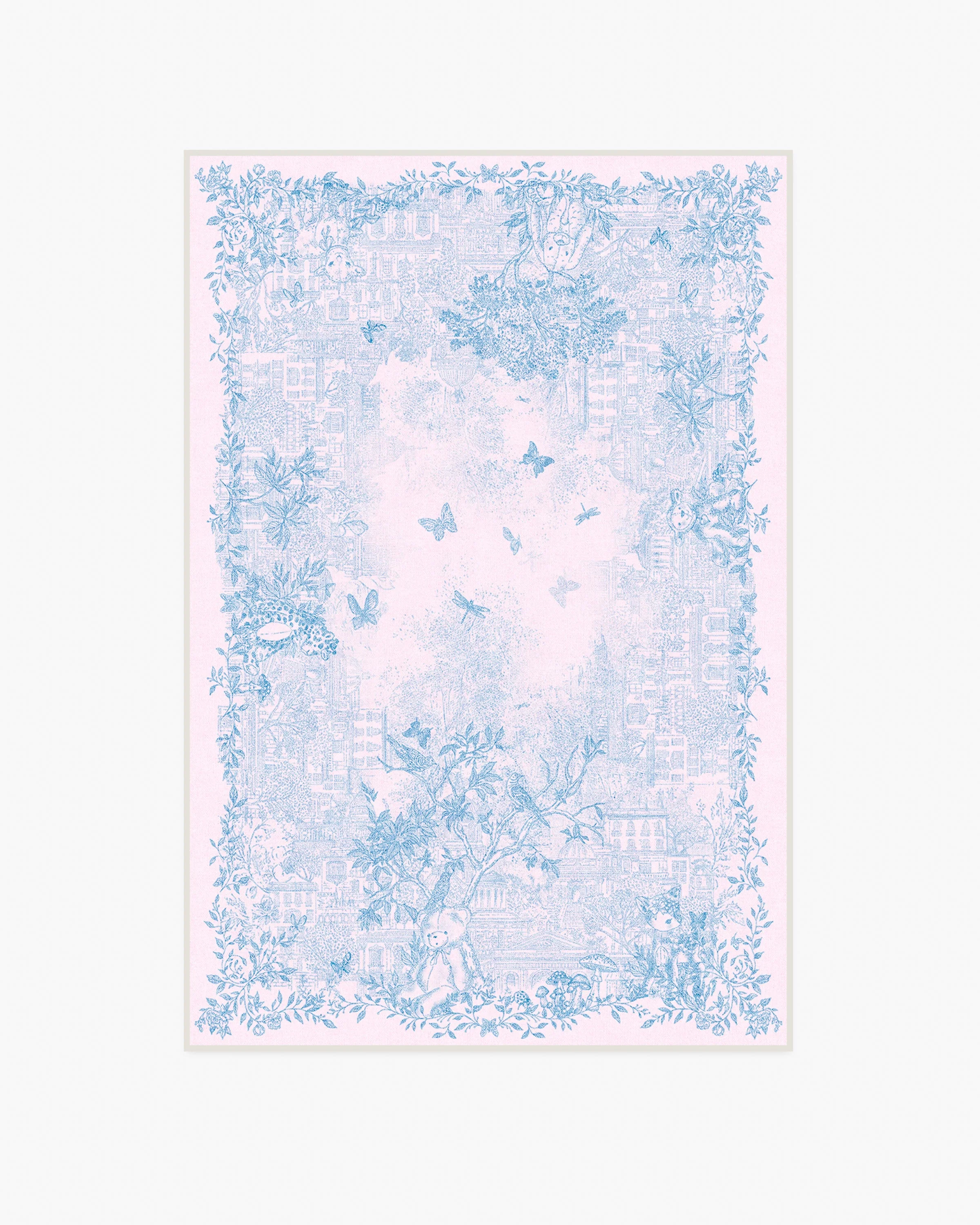 Emi Toile Soft Pink Rug by Humberto Leon - Image 5