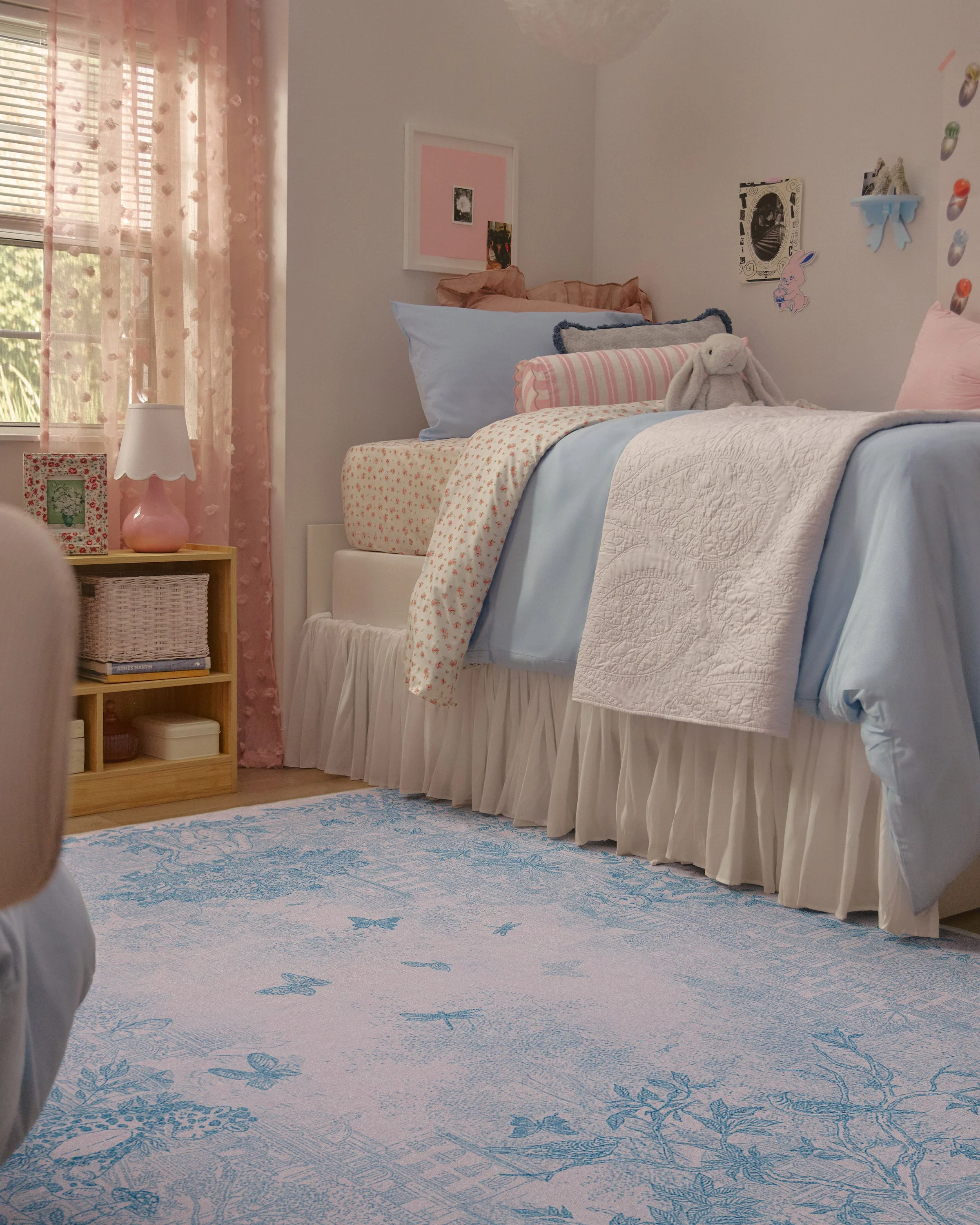 Emi Toile Soft Pink Rug by Humberto Leon - Image 7