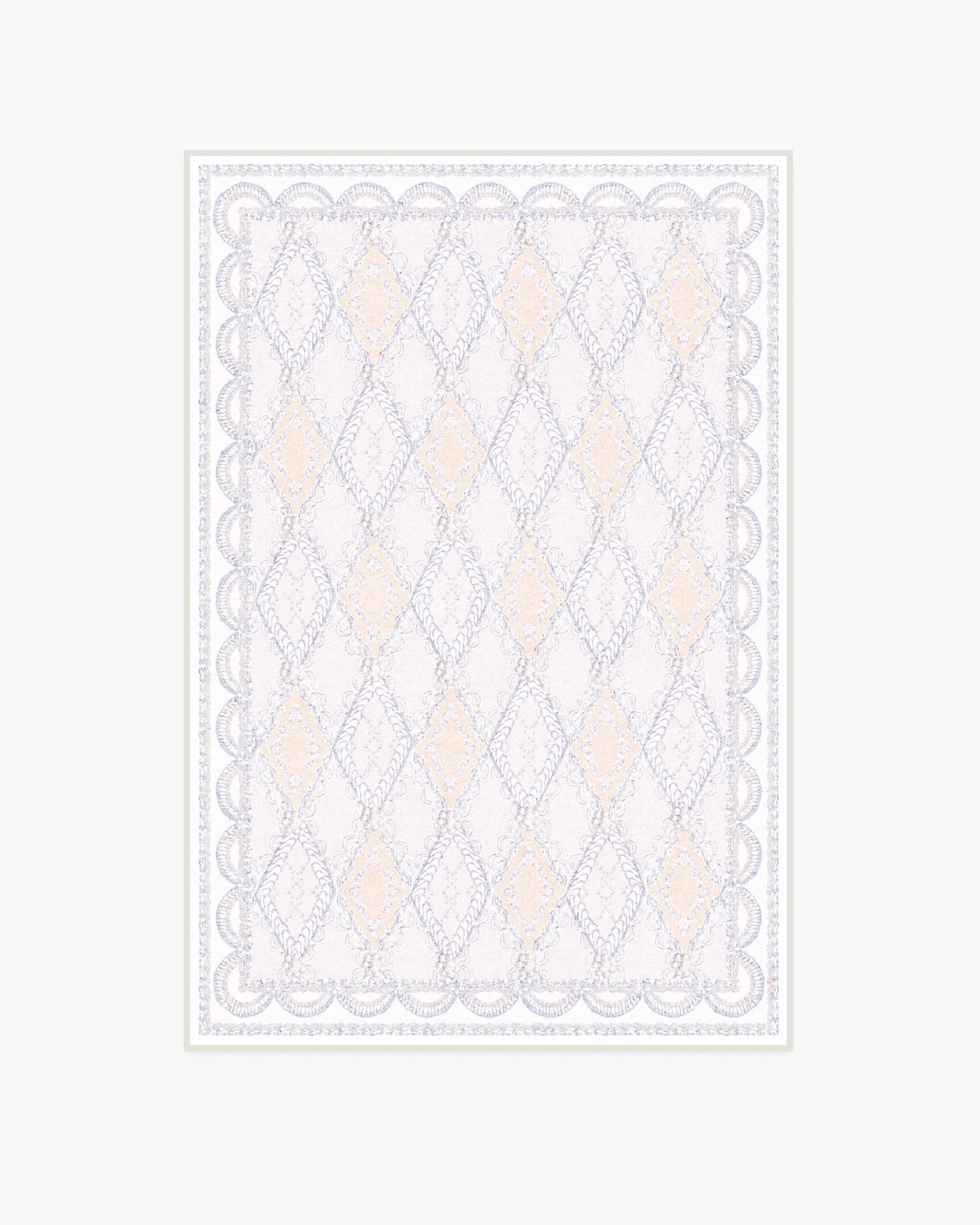 Happy Birthday Popo Cream & Rose Rug by Humberto Leon - Image 5