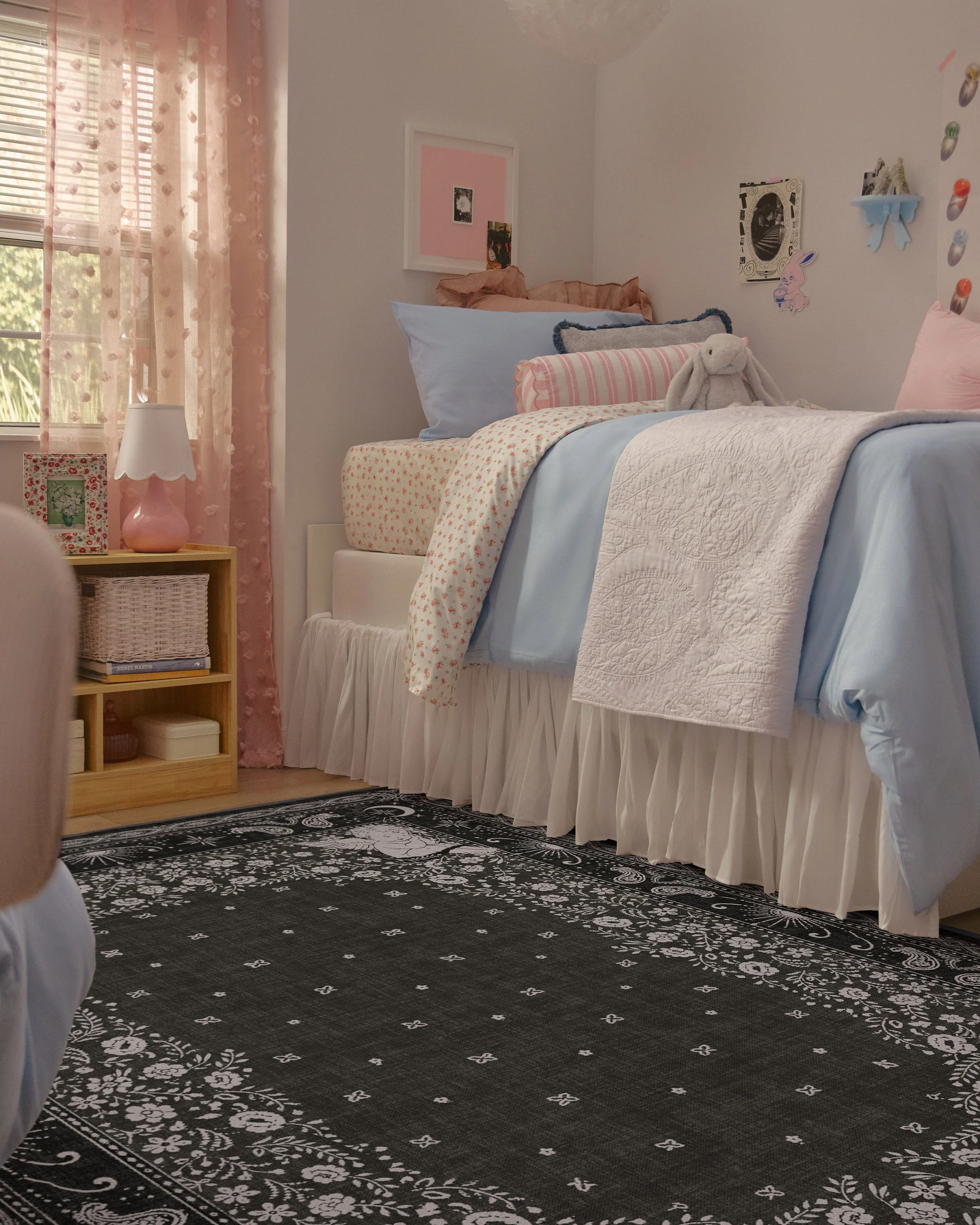 Humberto's Bandana Soft Black Flatwoven Rug by Humberto Leon - Image 7
