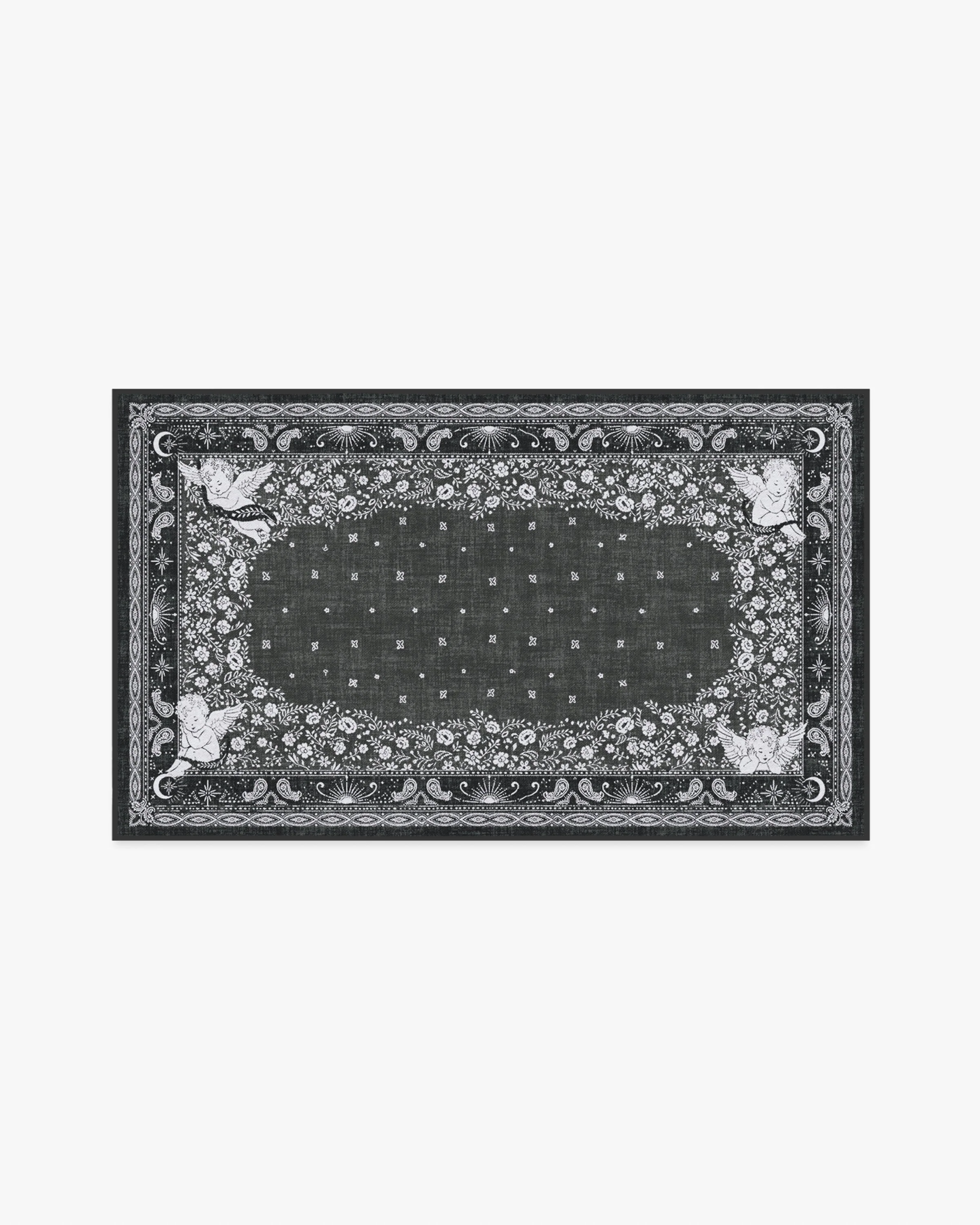 Humberto's Bandana Soft Black Rug by Humberto Leon - Image 4