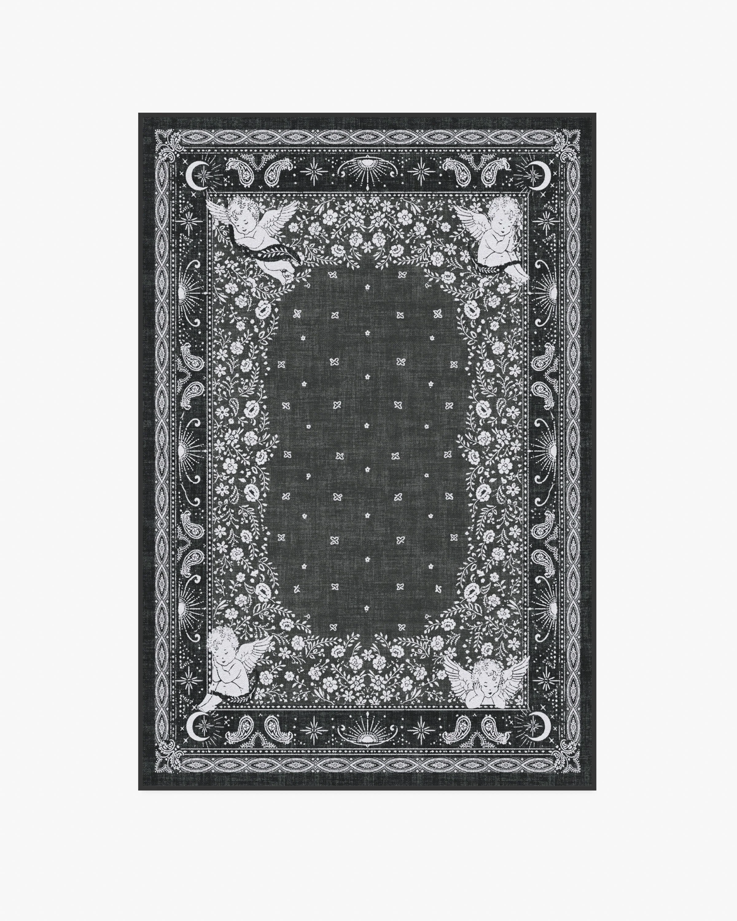 Humberto's Bandana Soft Black Rug by Humberto Leon - Image 5