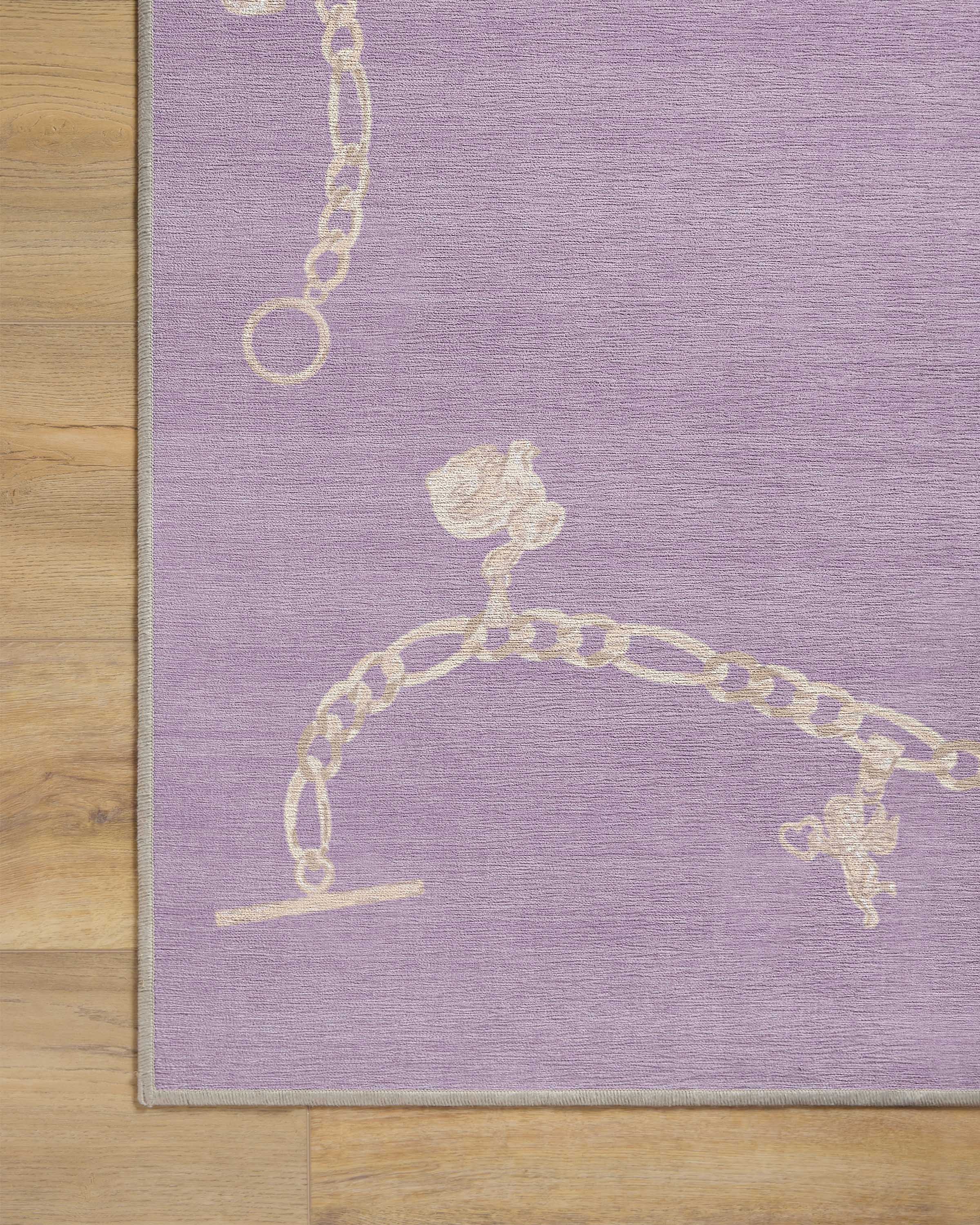M&E Charms Lilac Flatwoven Rug by Humberto Leon - Image 11