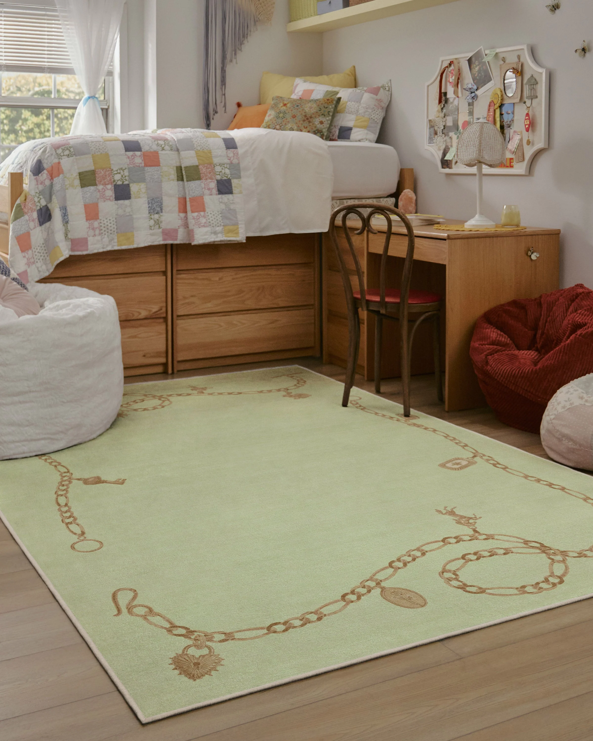 M&E Charms Pale Green Rug by Humberto Leon - Image 7