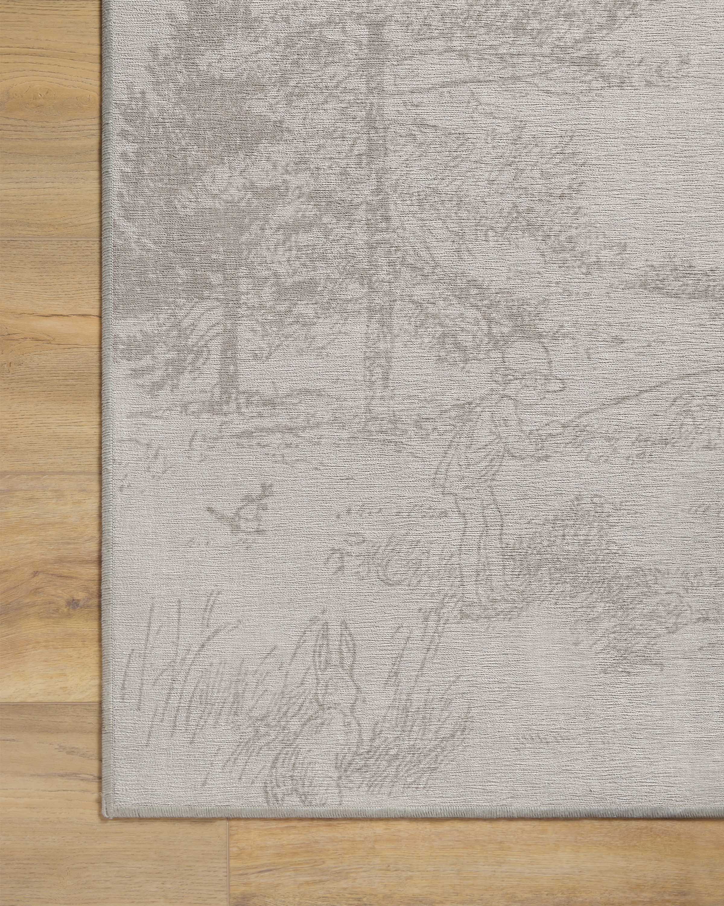 Hundred Acre Wood Soft Grey Flatwoven Rug - Image 11