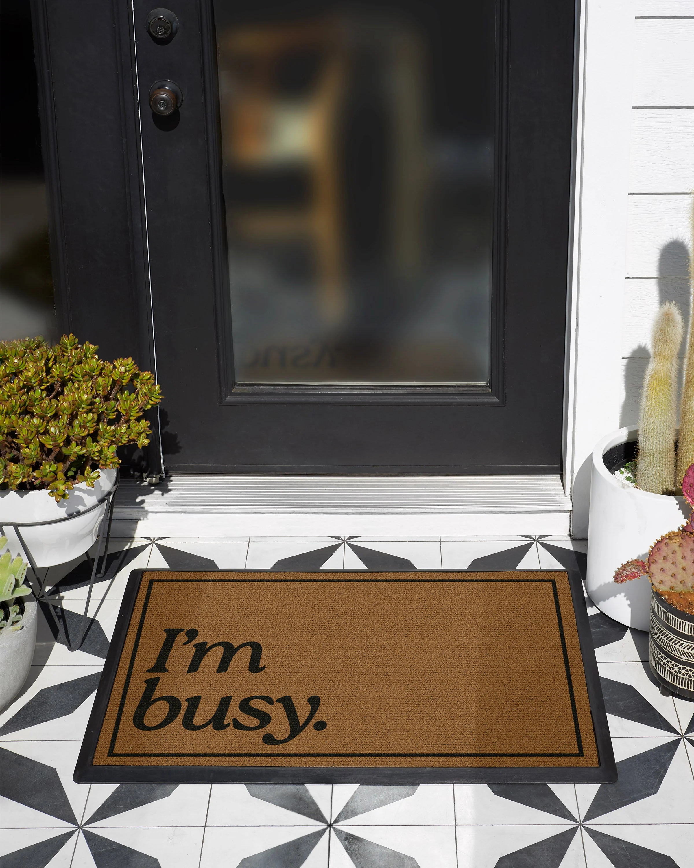 I'm Busy Doormat - Image 3