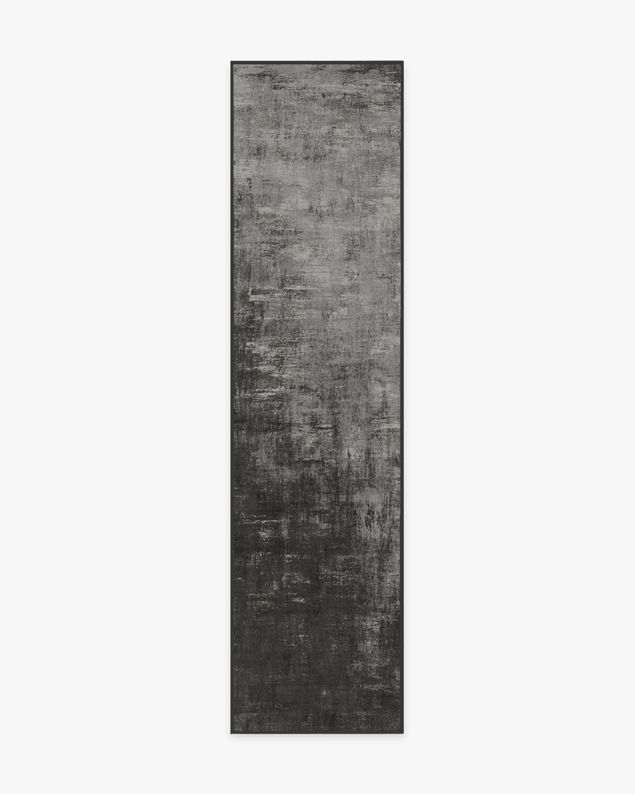 Impasto Greyscale Flatwoven Rug - Image 11