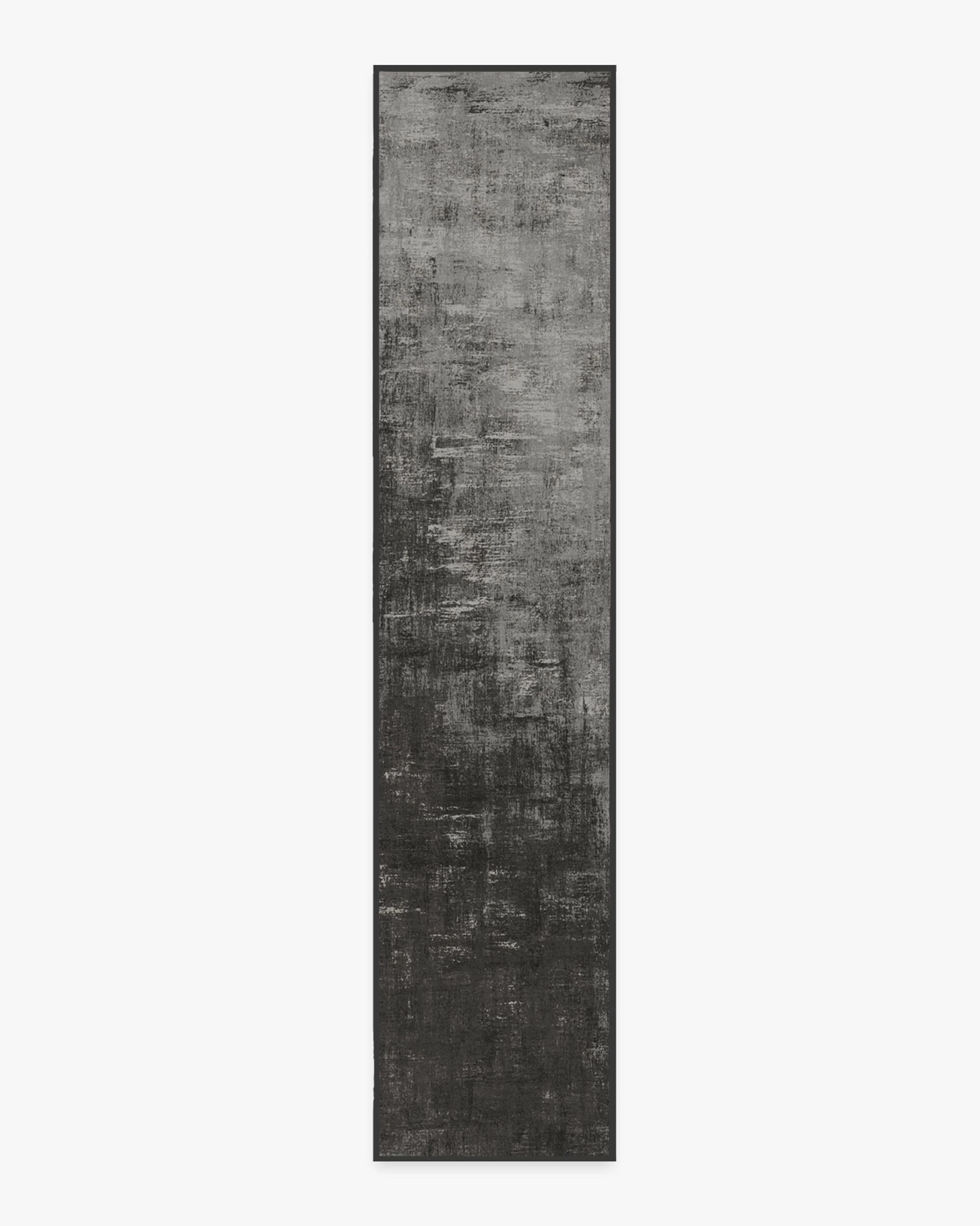 Impasto Greyscale Flatwoven Rug - Image 12