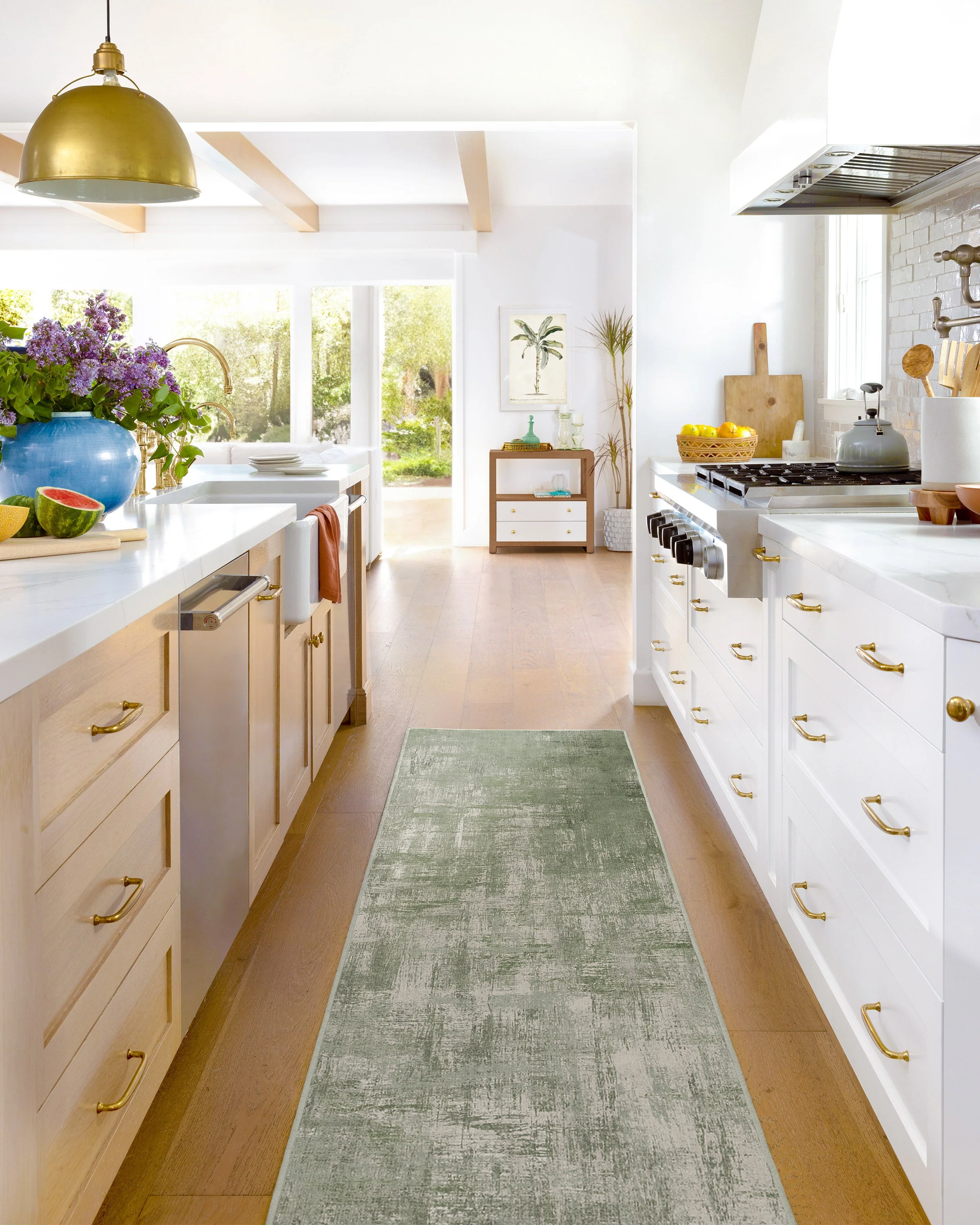 Impasto Sage Green Rug - Image 14