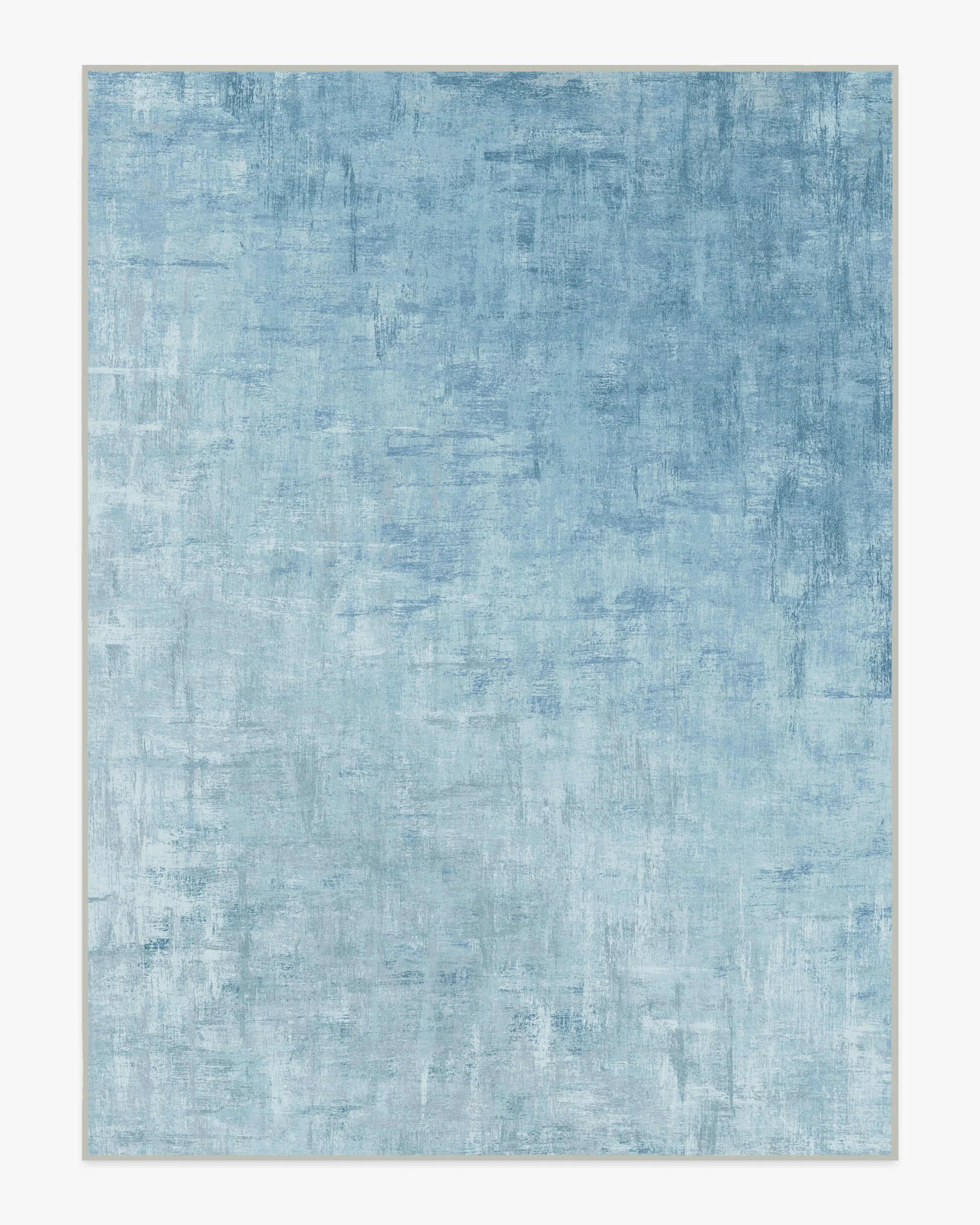 Impasto Slate Blue Flatwoven Rug - Image 12