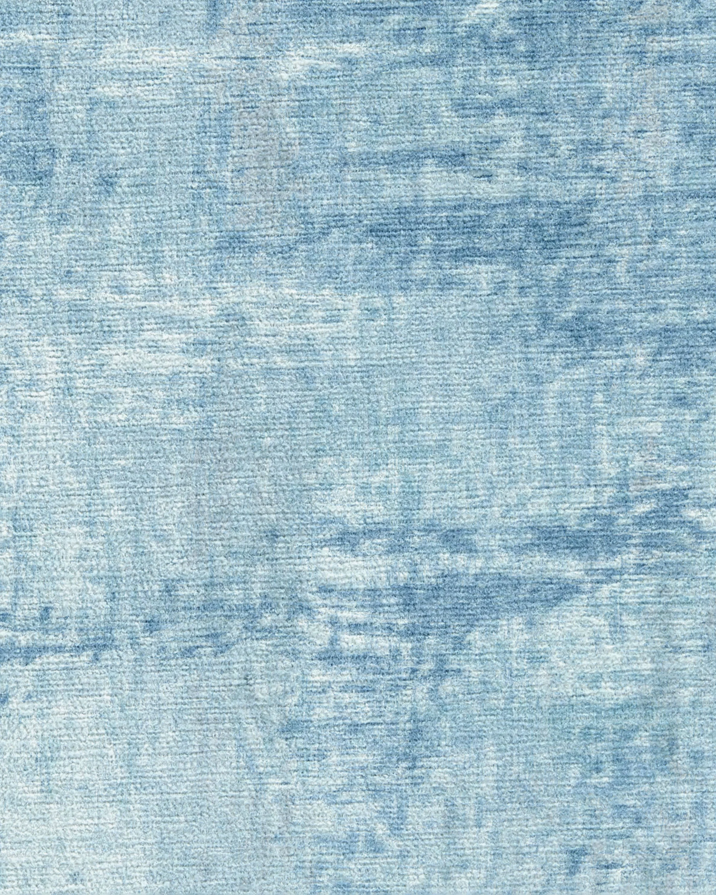 Impasto Slate Blue Flatwoven Rug - Image 20