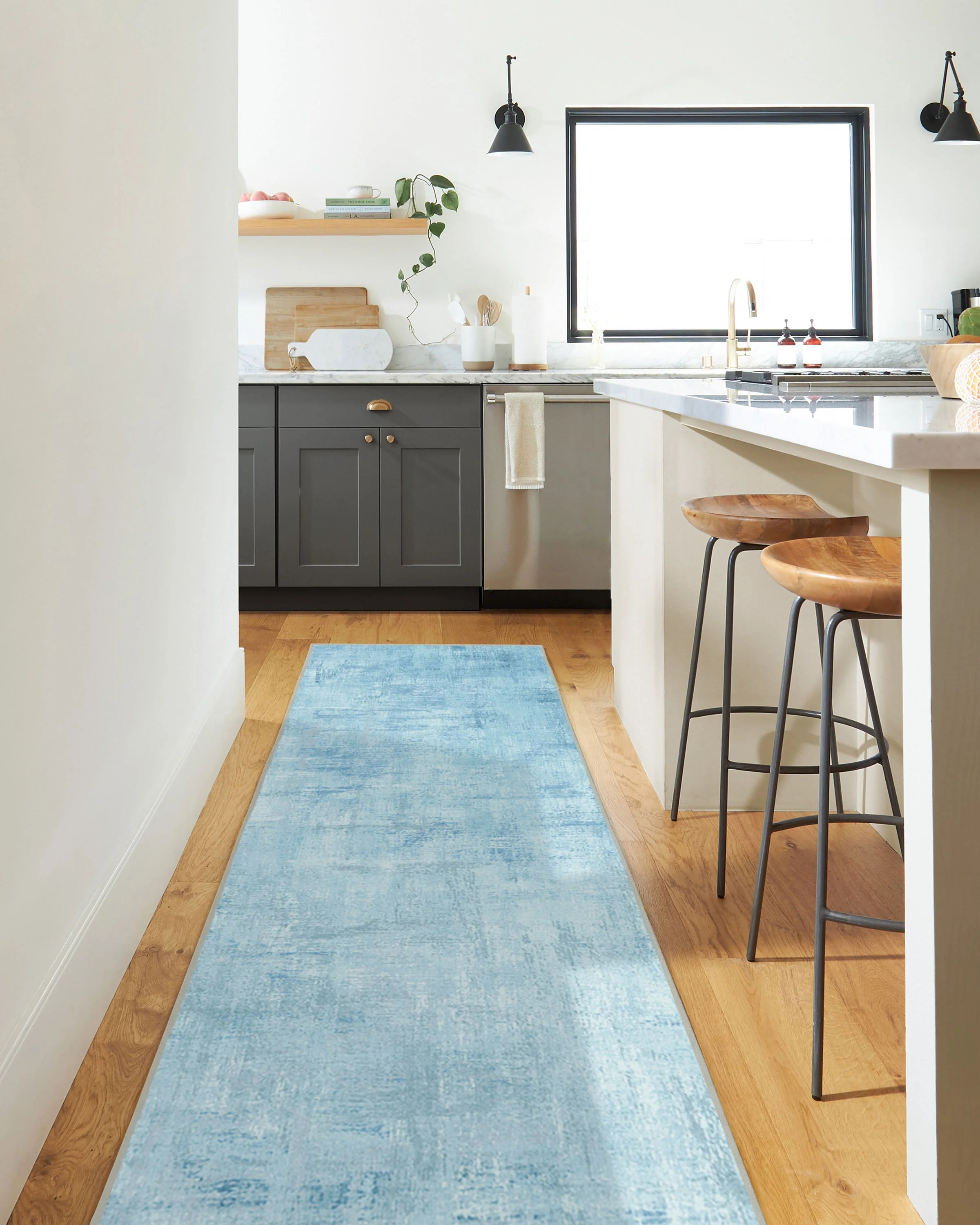 Impasto Slate Blue Rug - Image 16