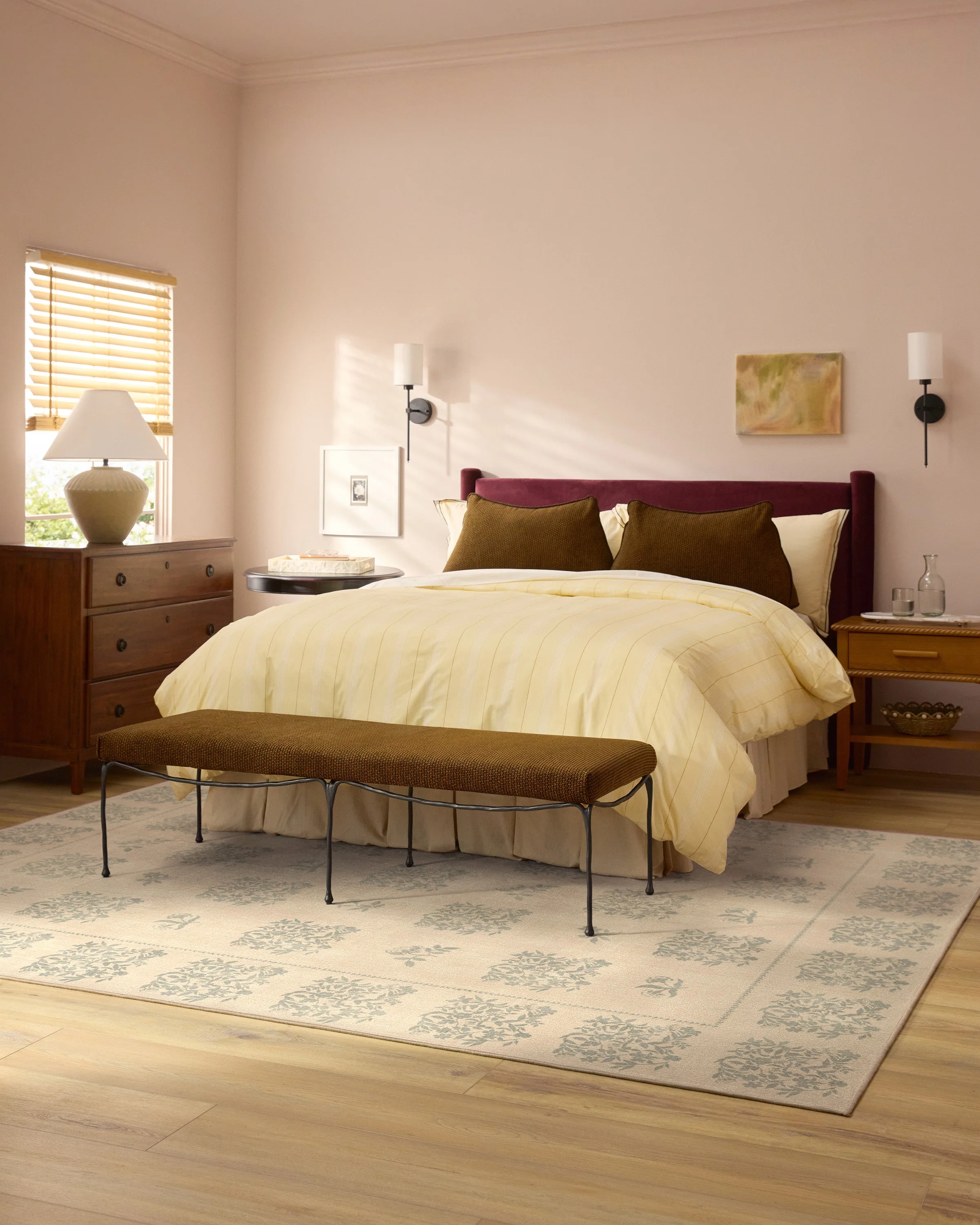 Iona Cream & Sage Green Flatwoven Rug - Image 10
