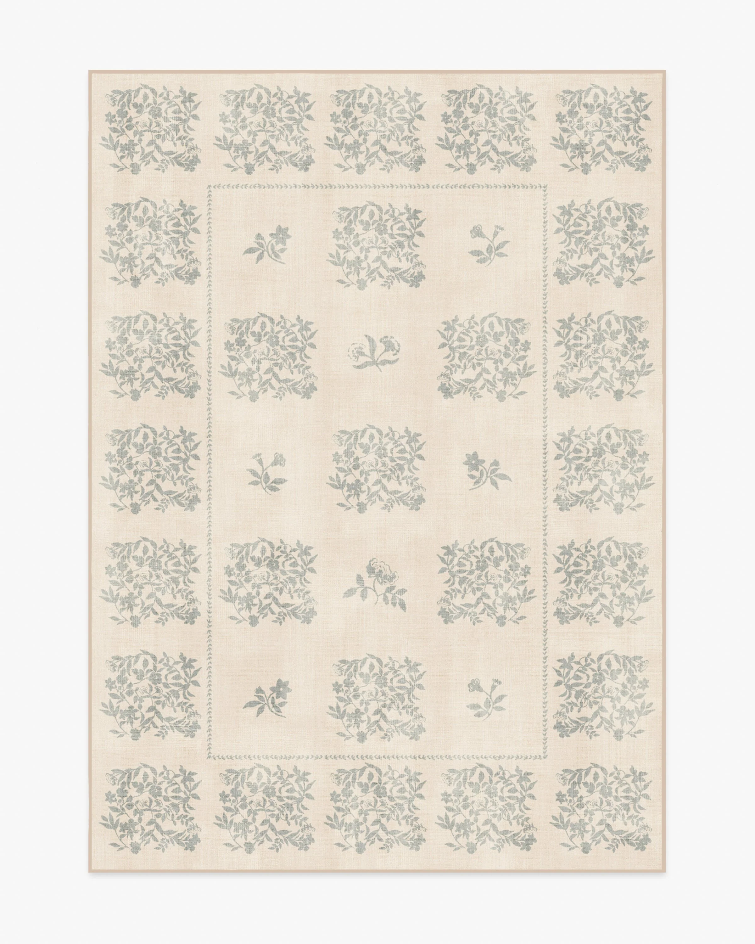 Iona Cream & Sage Green Rug