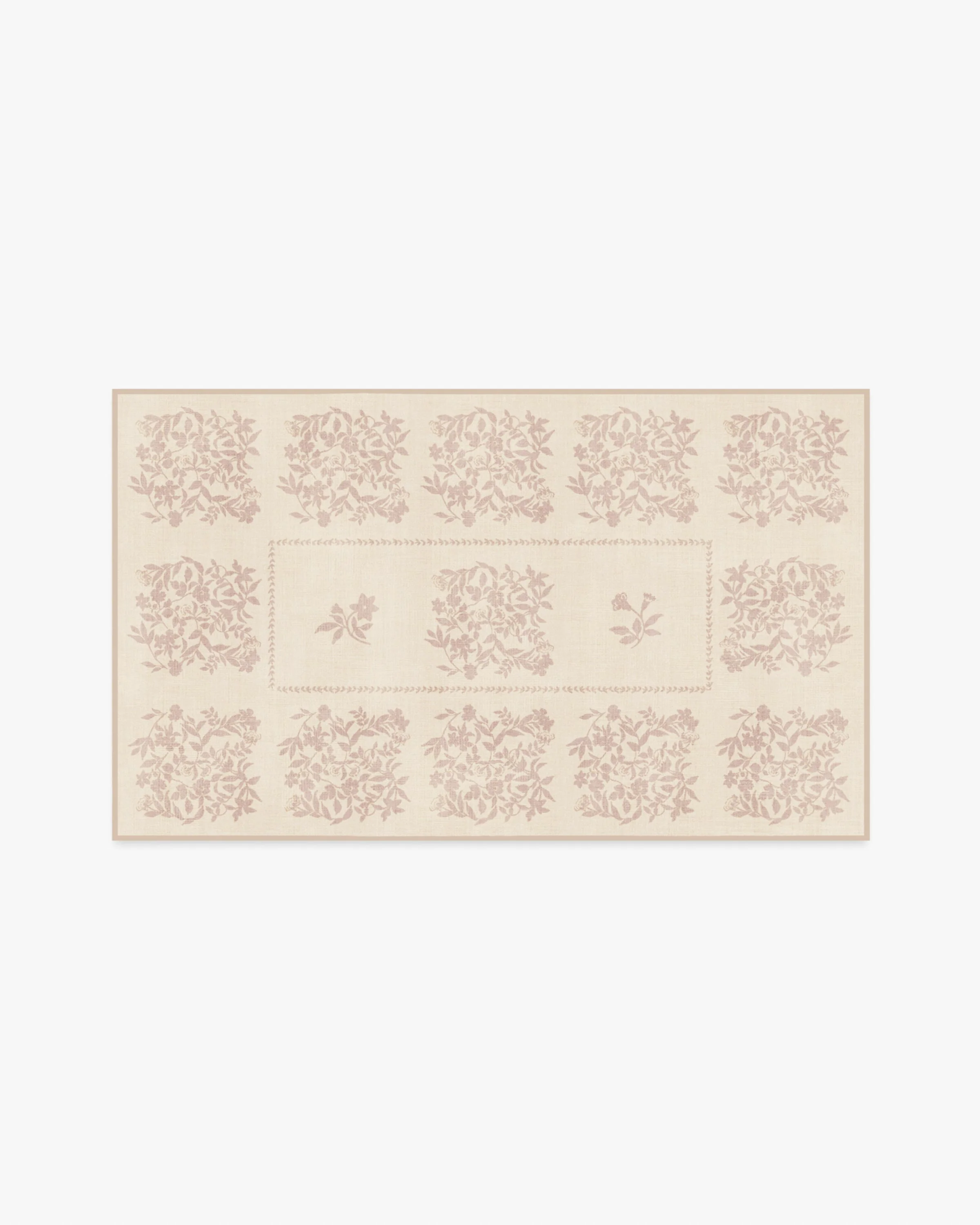 Iona Cream & Vintage Blush Rug - Image 4