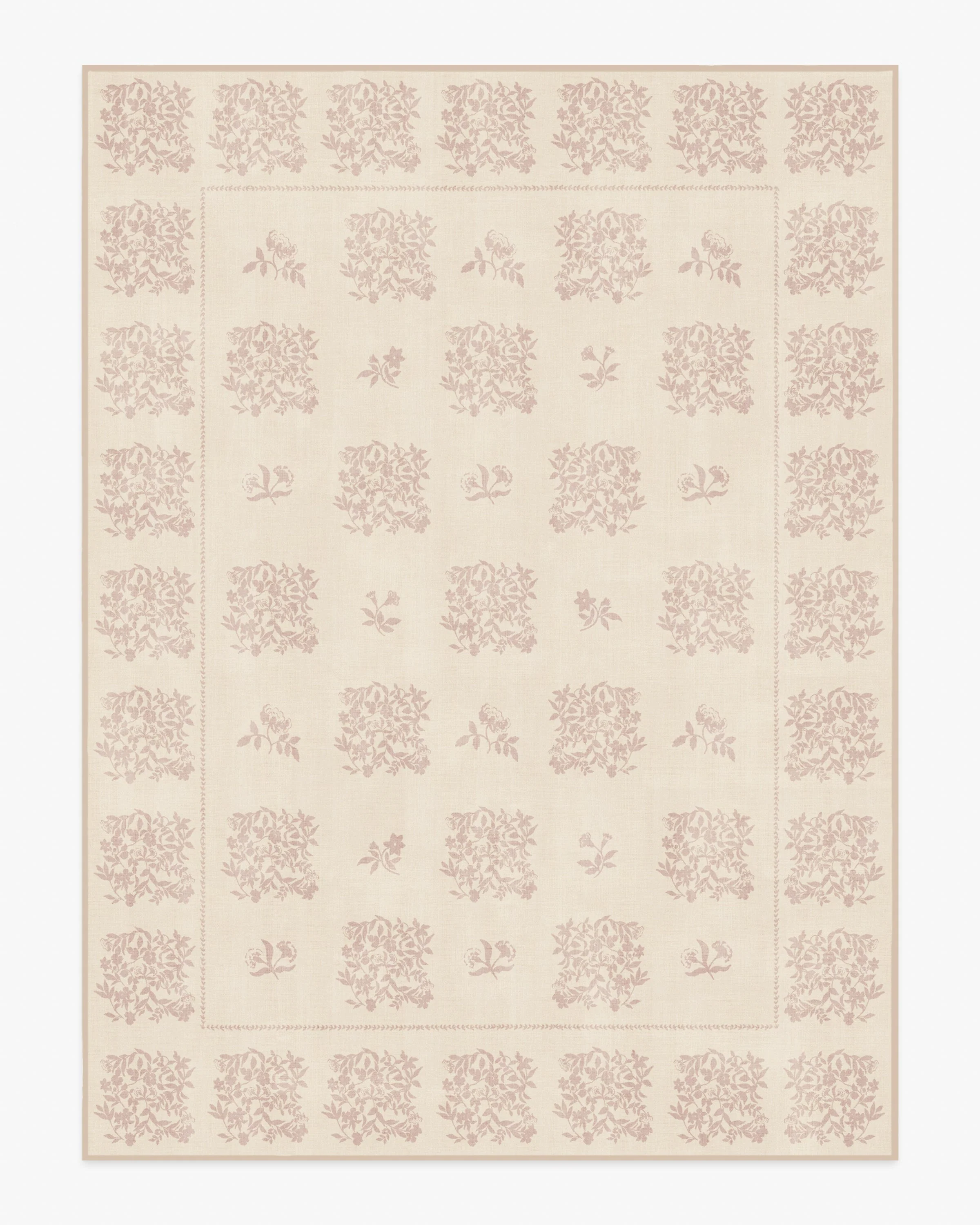 Iona Cream & Vintage Blush Rug - Image 7