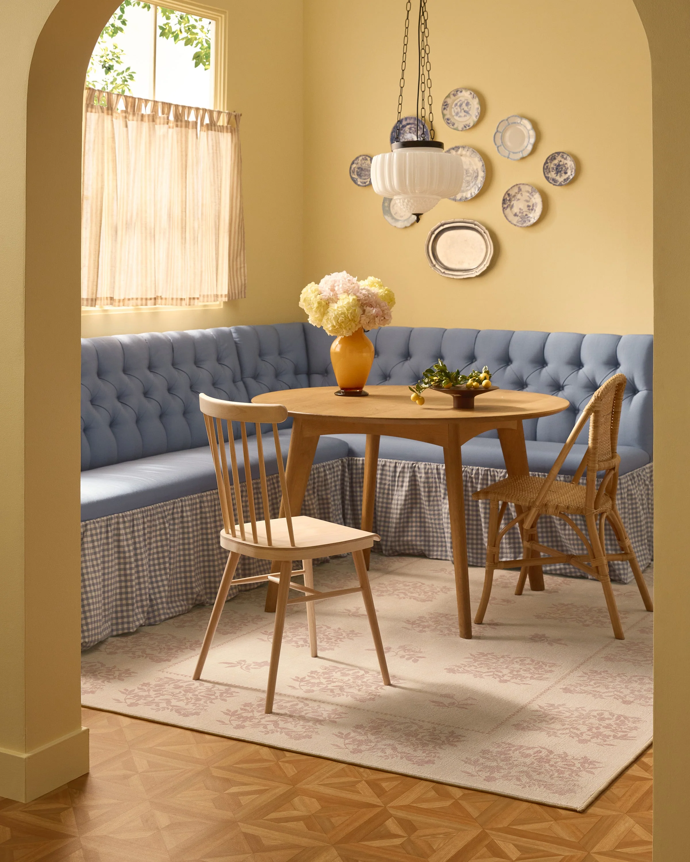 Iona Cream & Vintage Blush Rug - Image 9