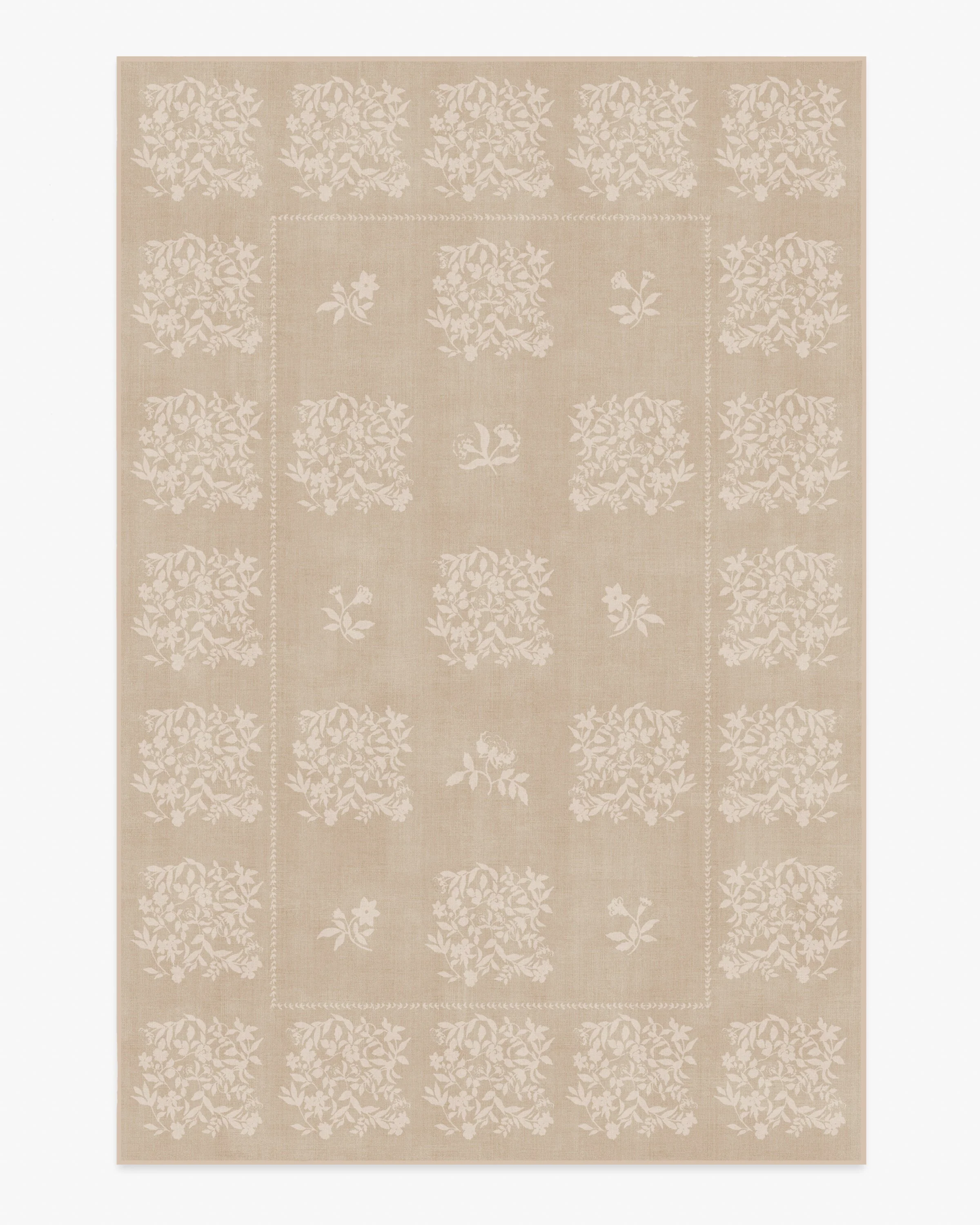 Iona Natural & Cream Flatwoven Rug - Image 5