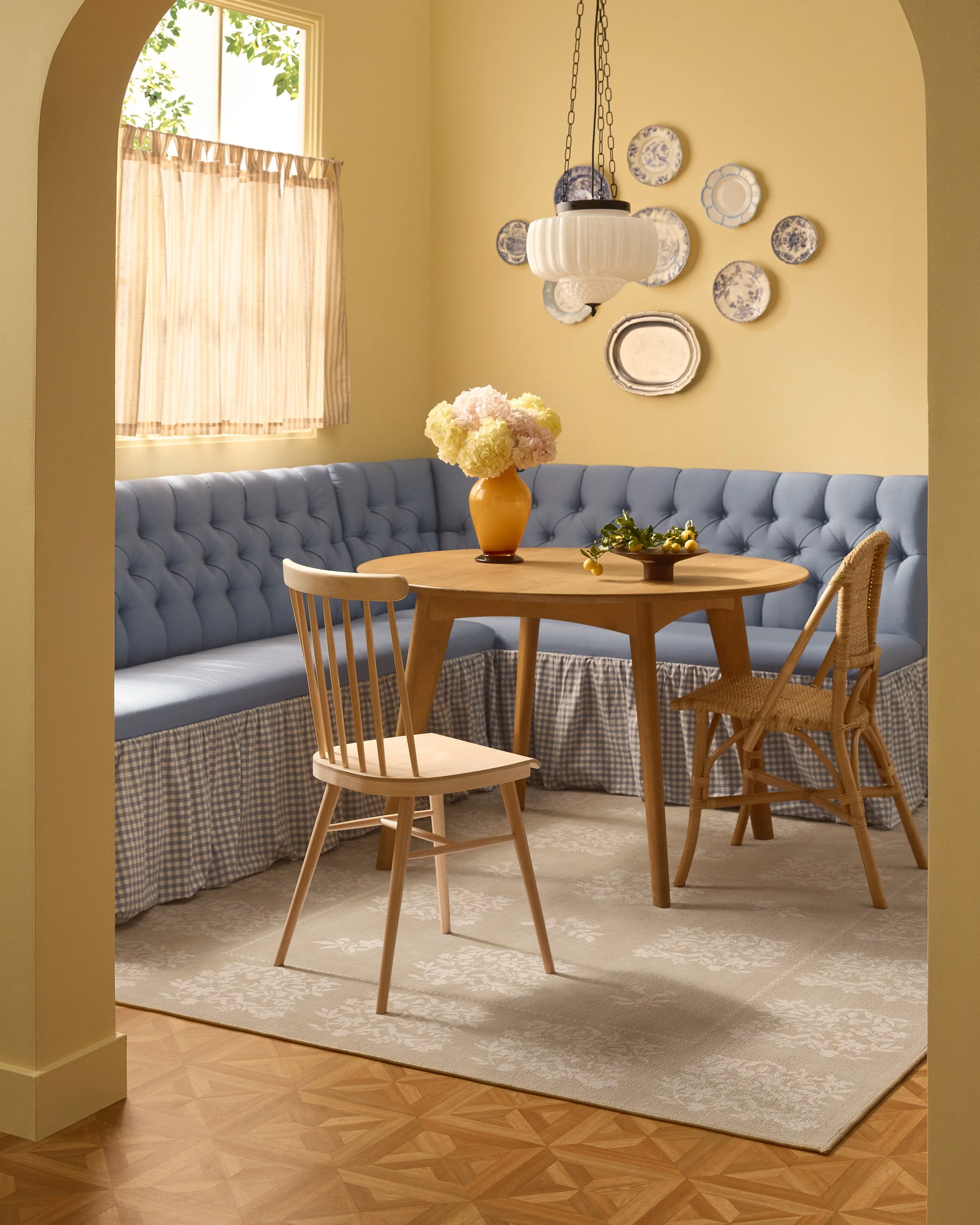 Iona Natural & Cream Flatwoven Rug - Image 9