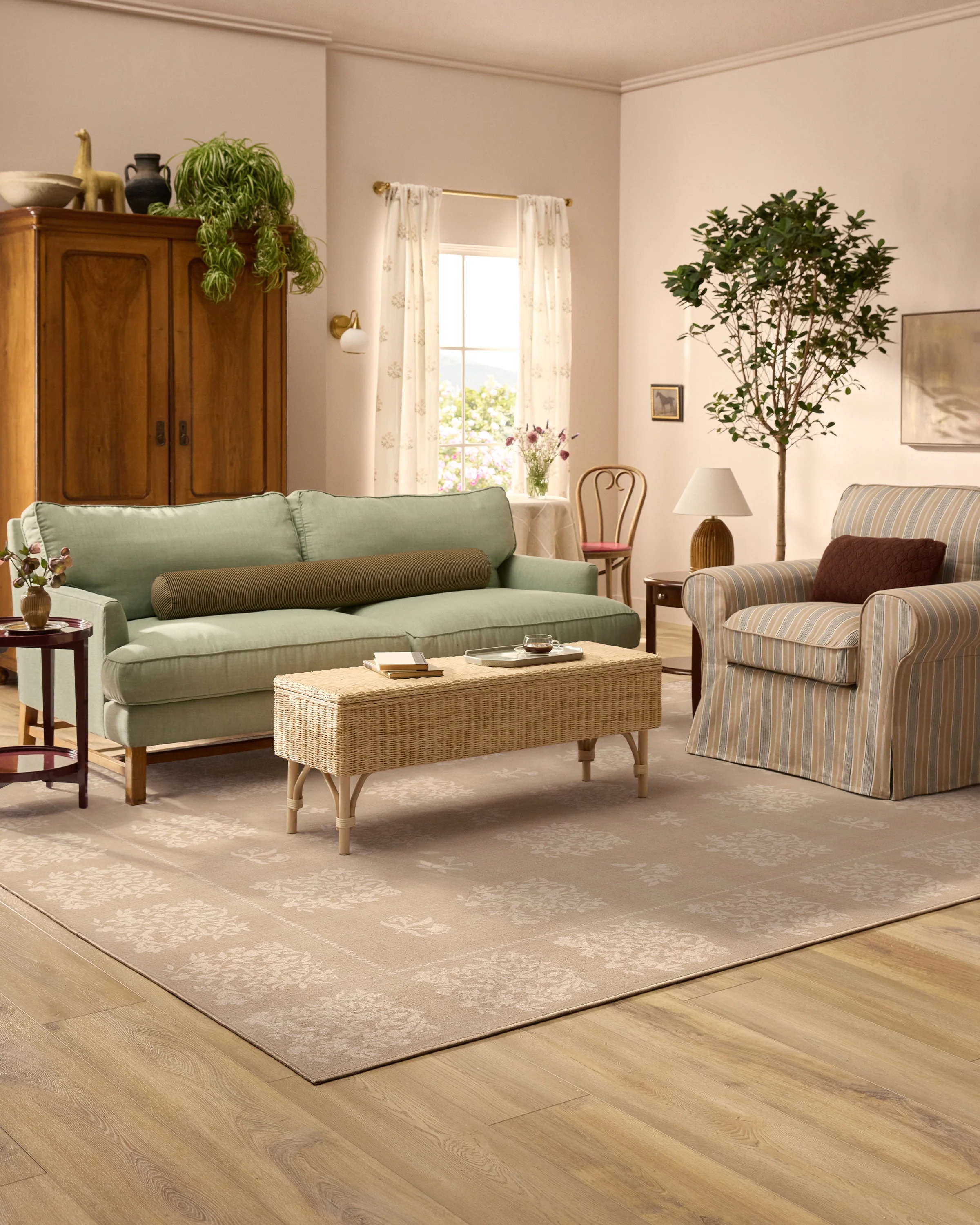 Iona Natural & Cream Rug - Image 11