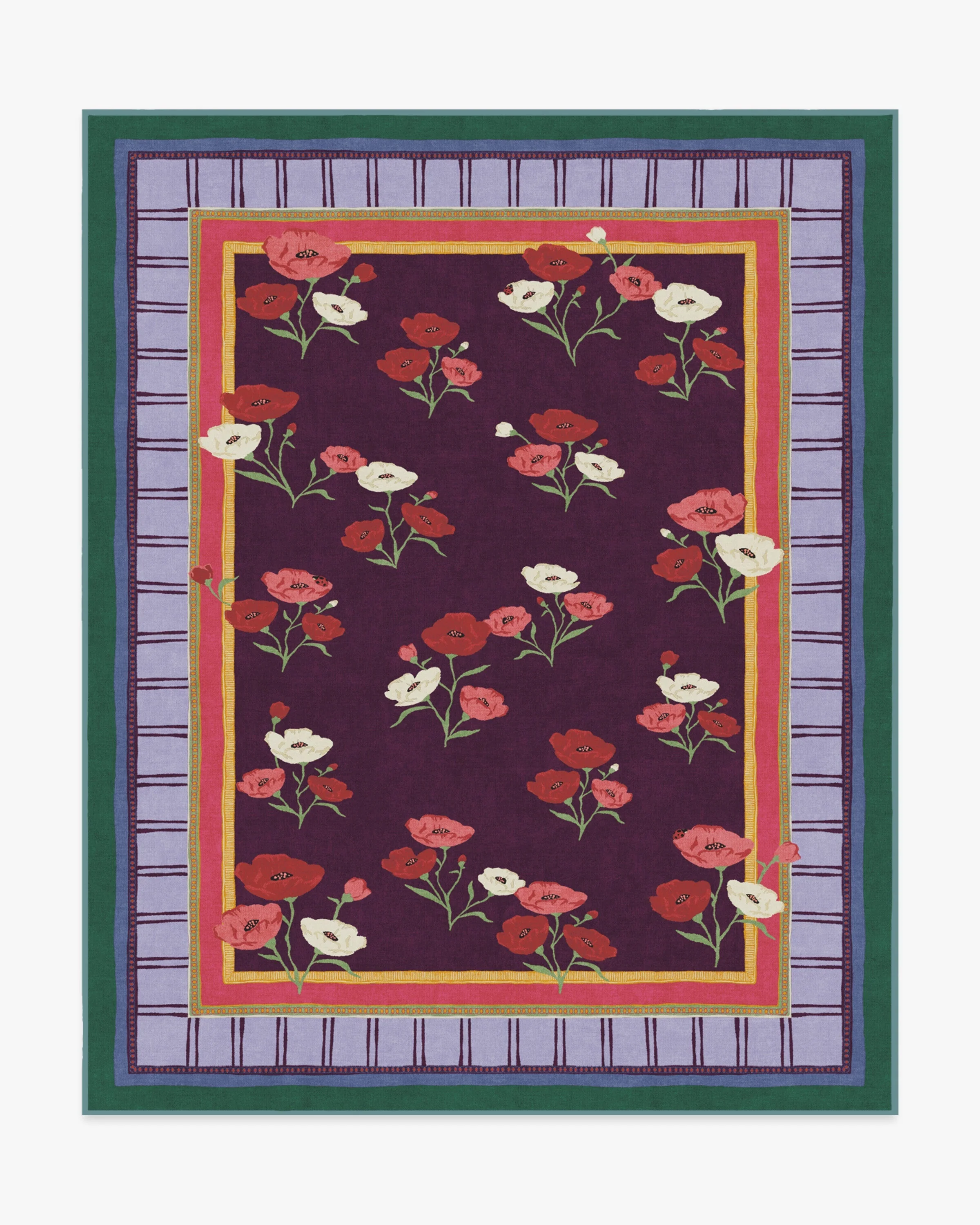 Ambroeus Royal Plum Rug by Iris Apfel - Image 8