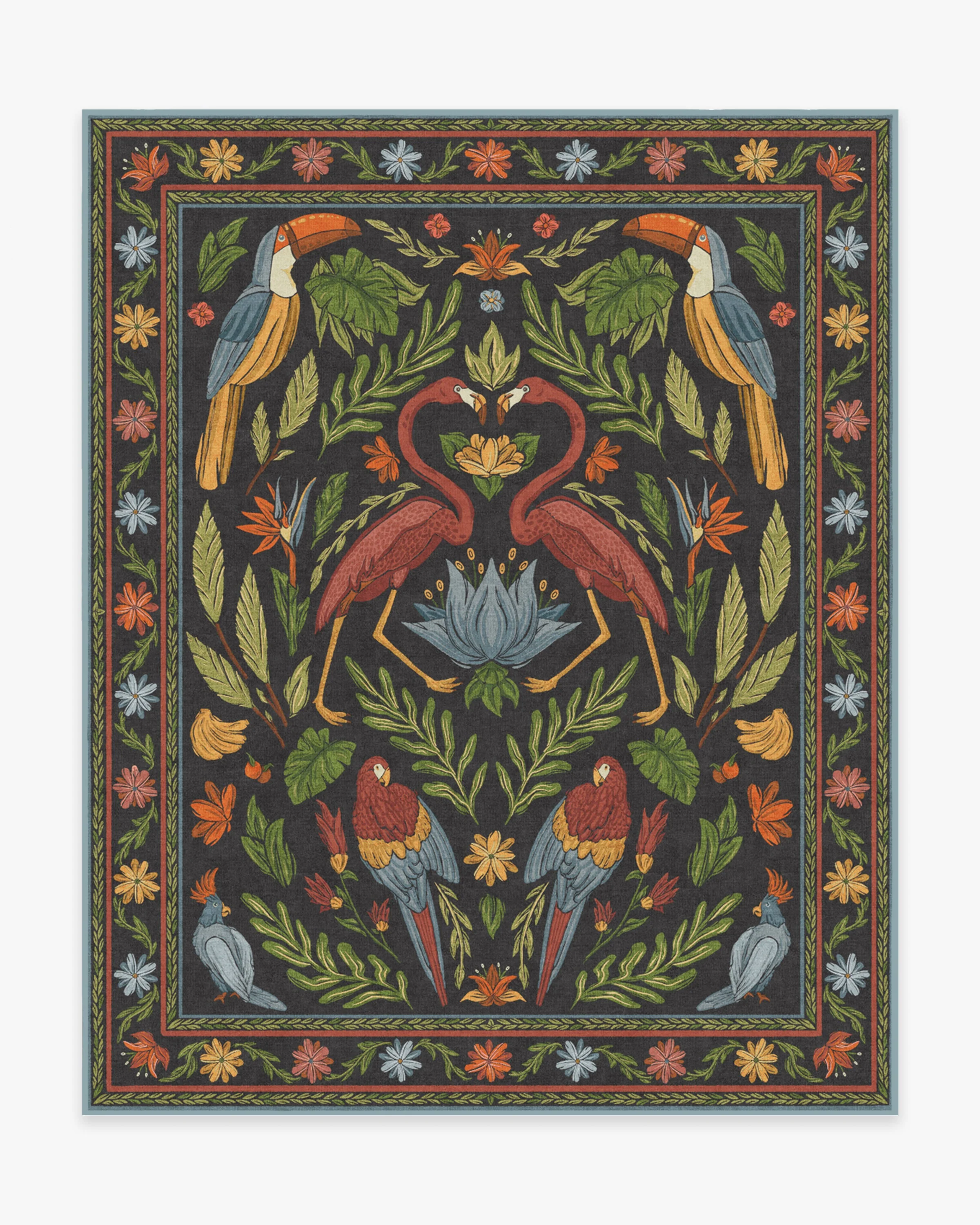 Birds Of A Feather Flatwoven Rug by Iris Apfel - Image 16