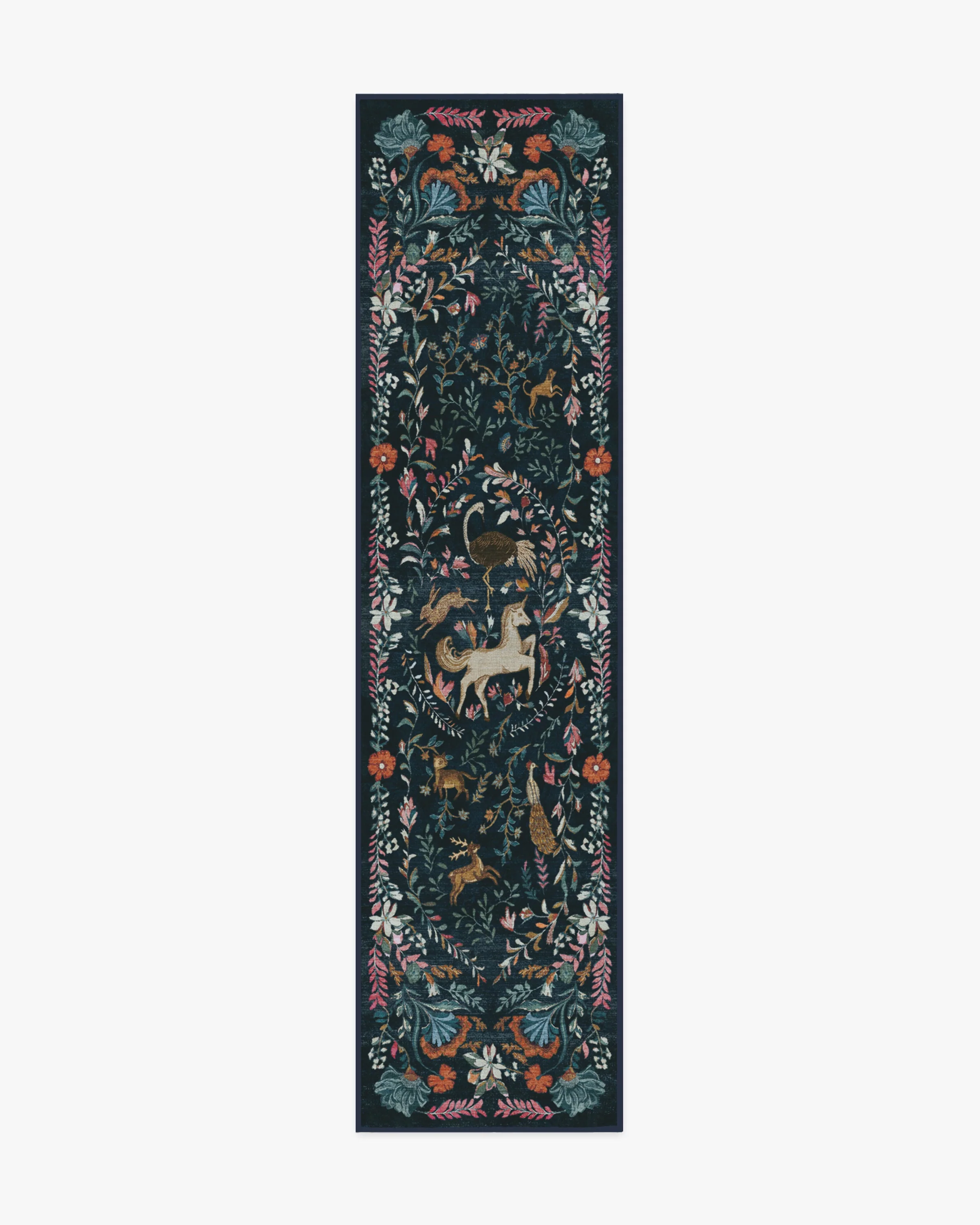 Dreamweaver Blue Multicolor Flatwoven Rug by Iris Apfel - Image 10