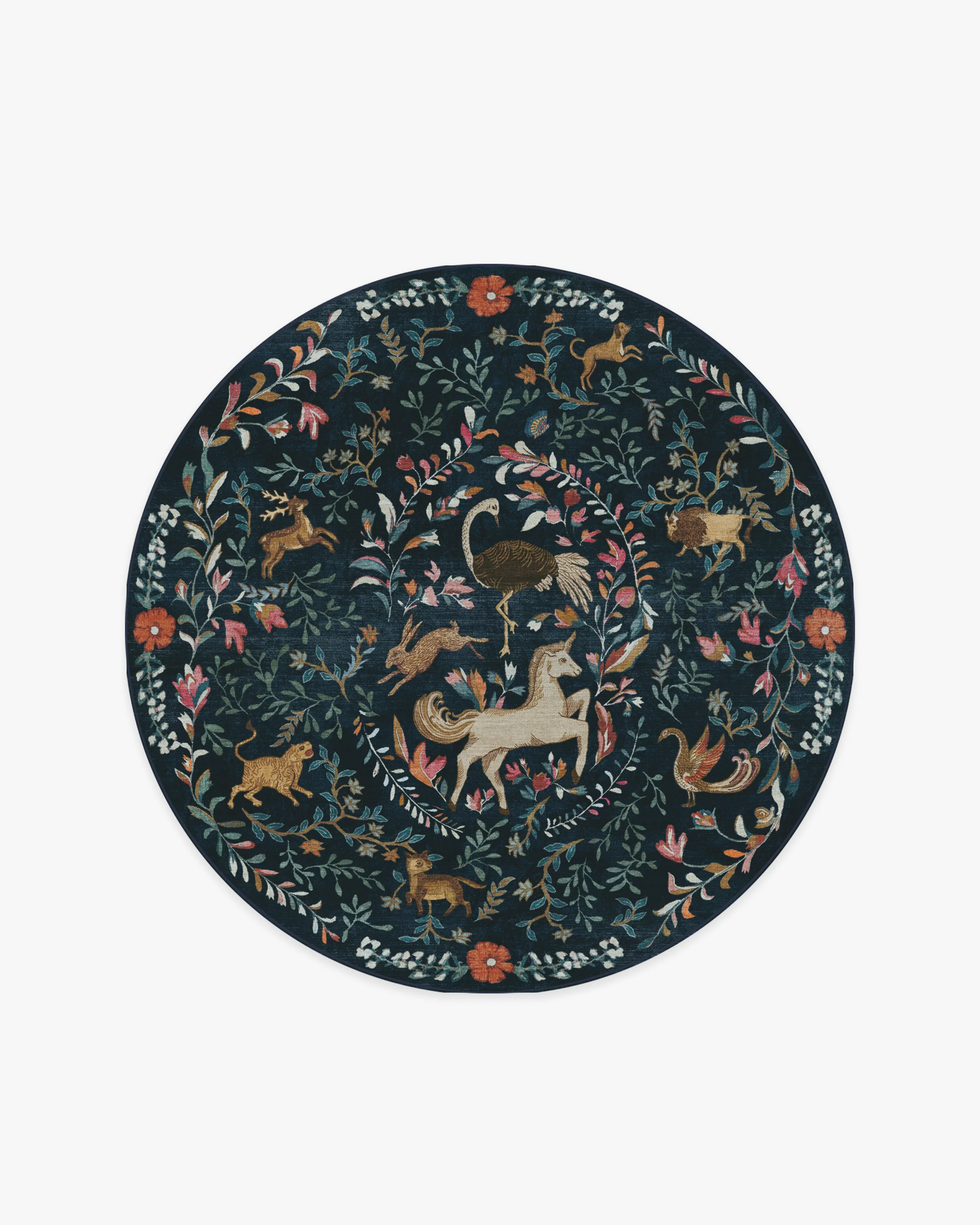 Dreamweaver Blue Multicolor Flatwoven Rug by Iris Apfel - Image 18