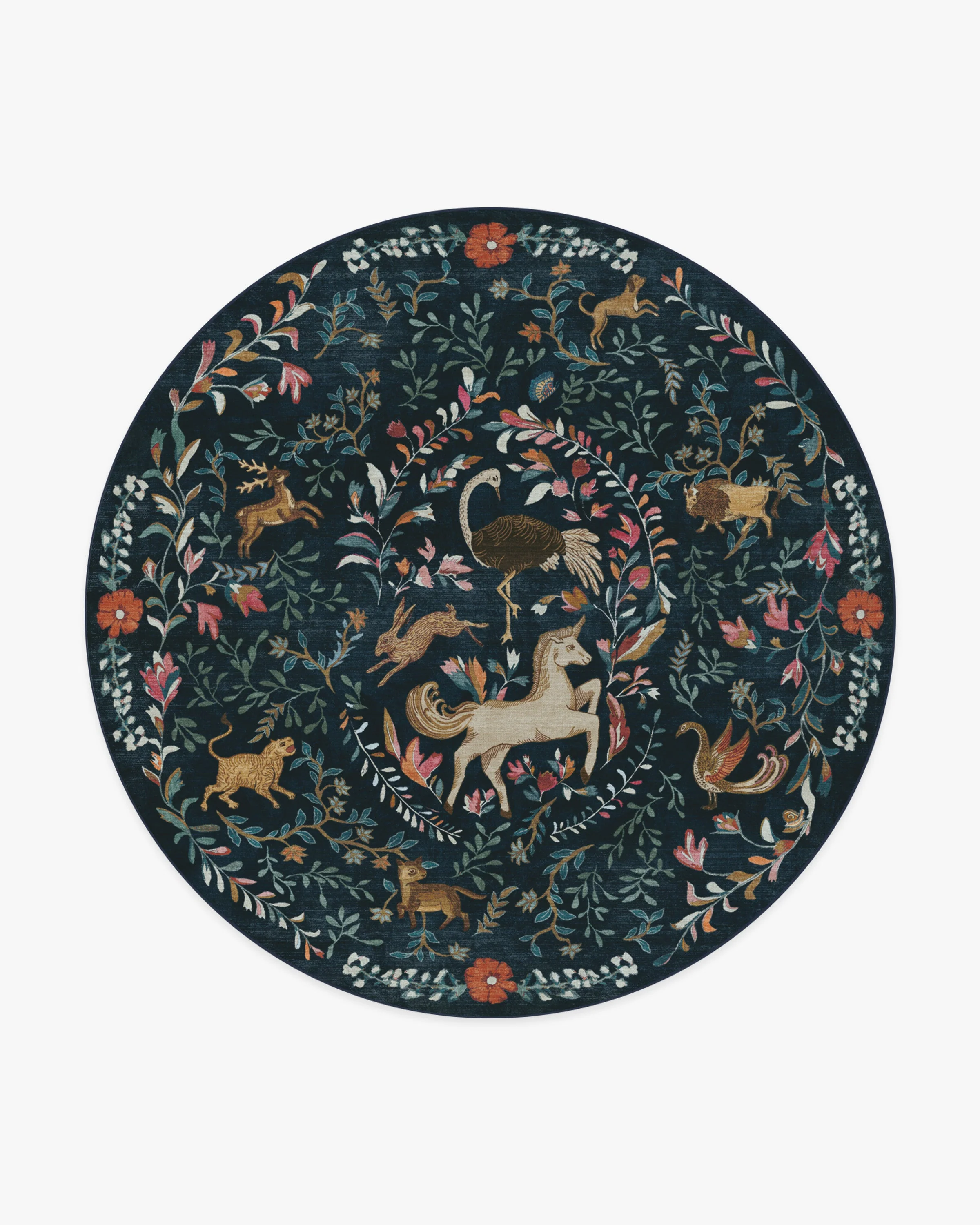 Dreamweaver Blue Multicolor Flatwoven Rug by Iris Apfel - Image 19