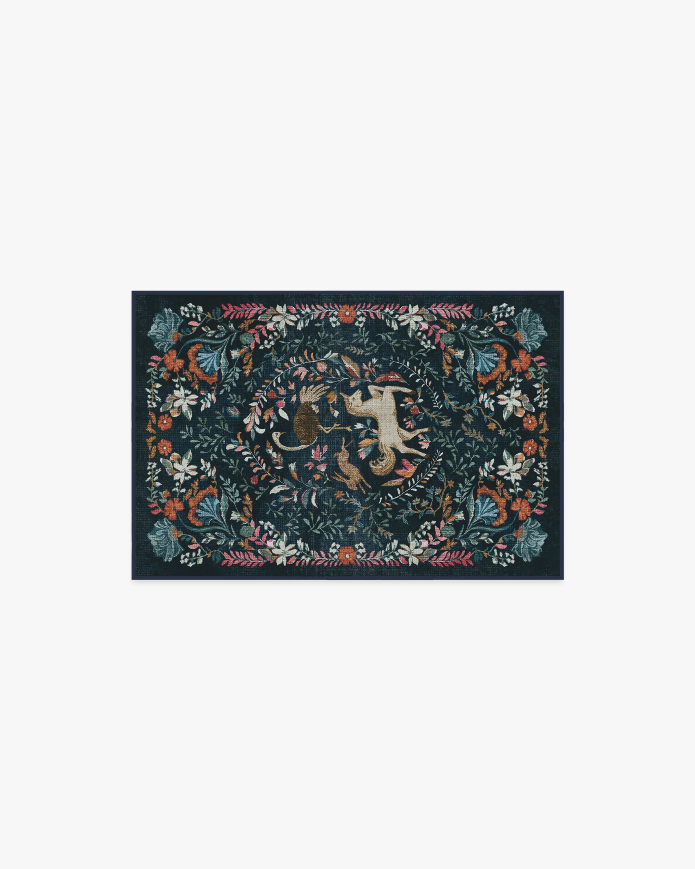 Dreamweaver Blue Multicolor Flatwoven Rug by Iris Apfel - Image 8